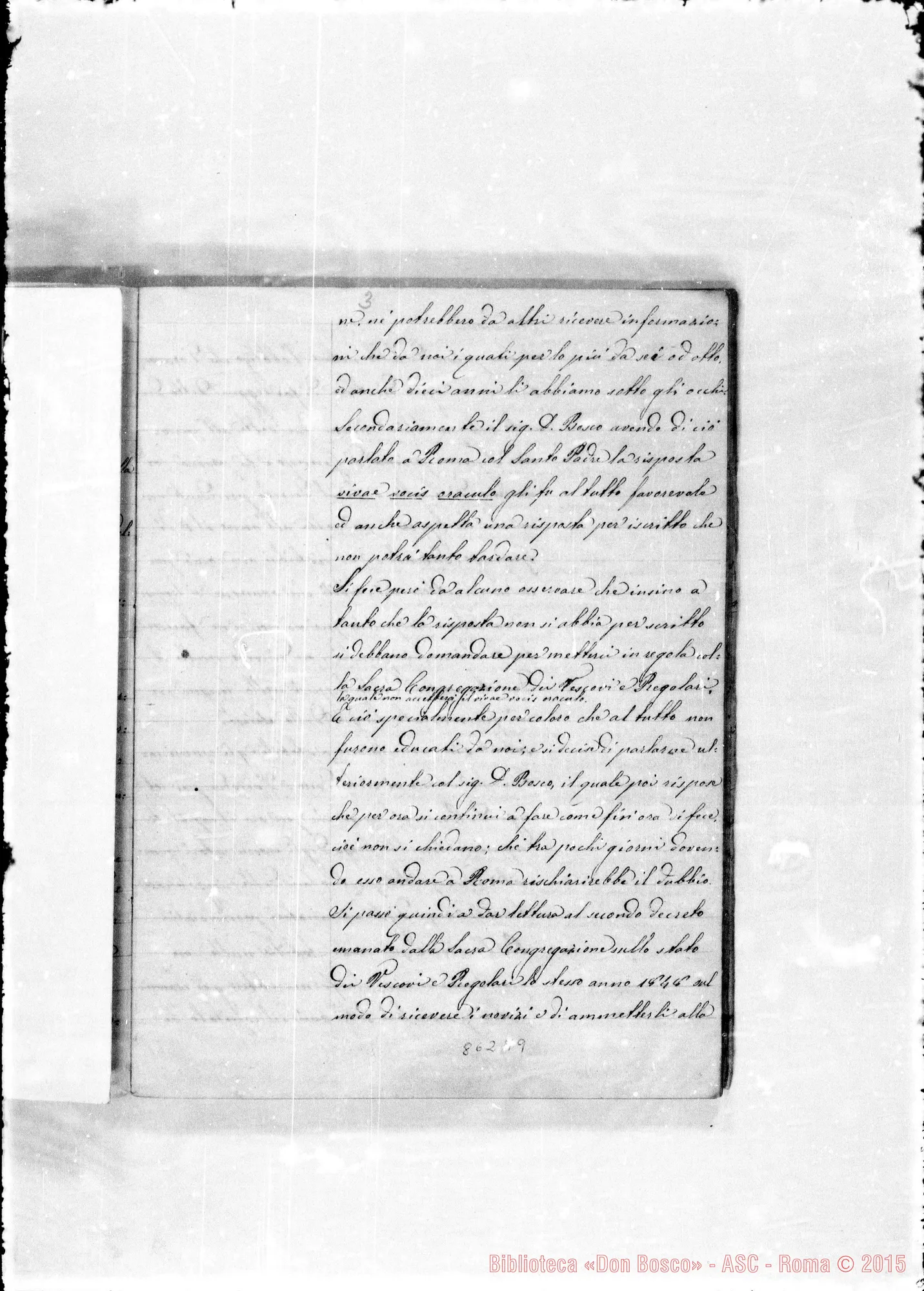 Fotogramma A 9 — Verbali di conferenze. 1875