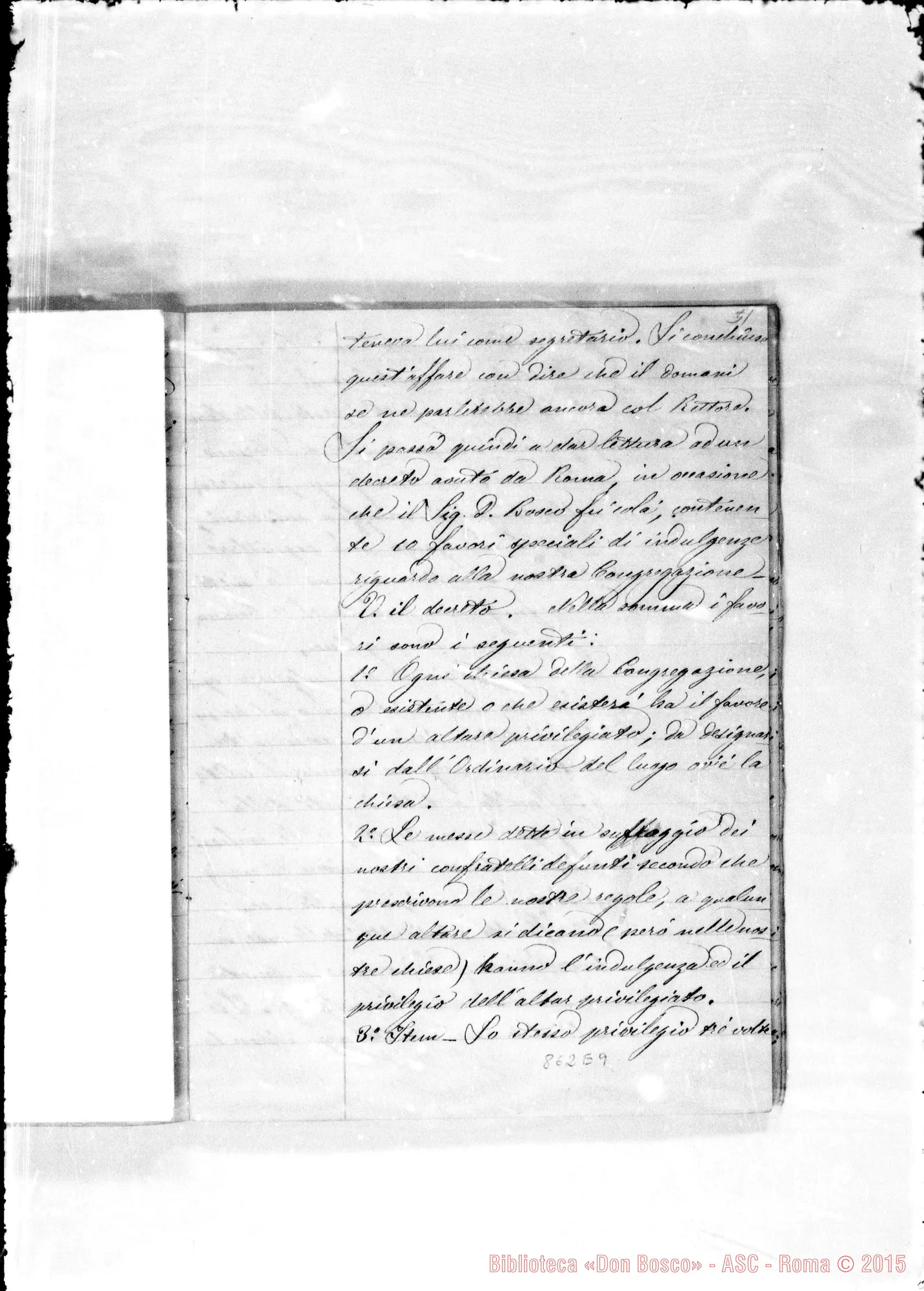 Fotogramma E 9 — Verbali di conferenze. 1875