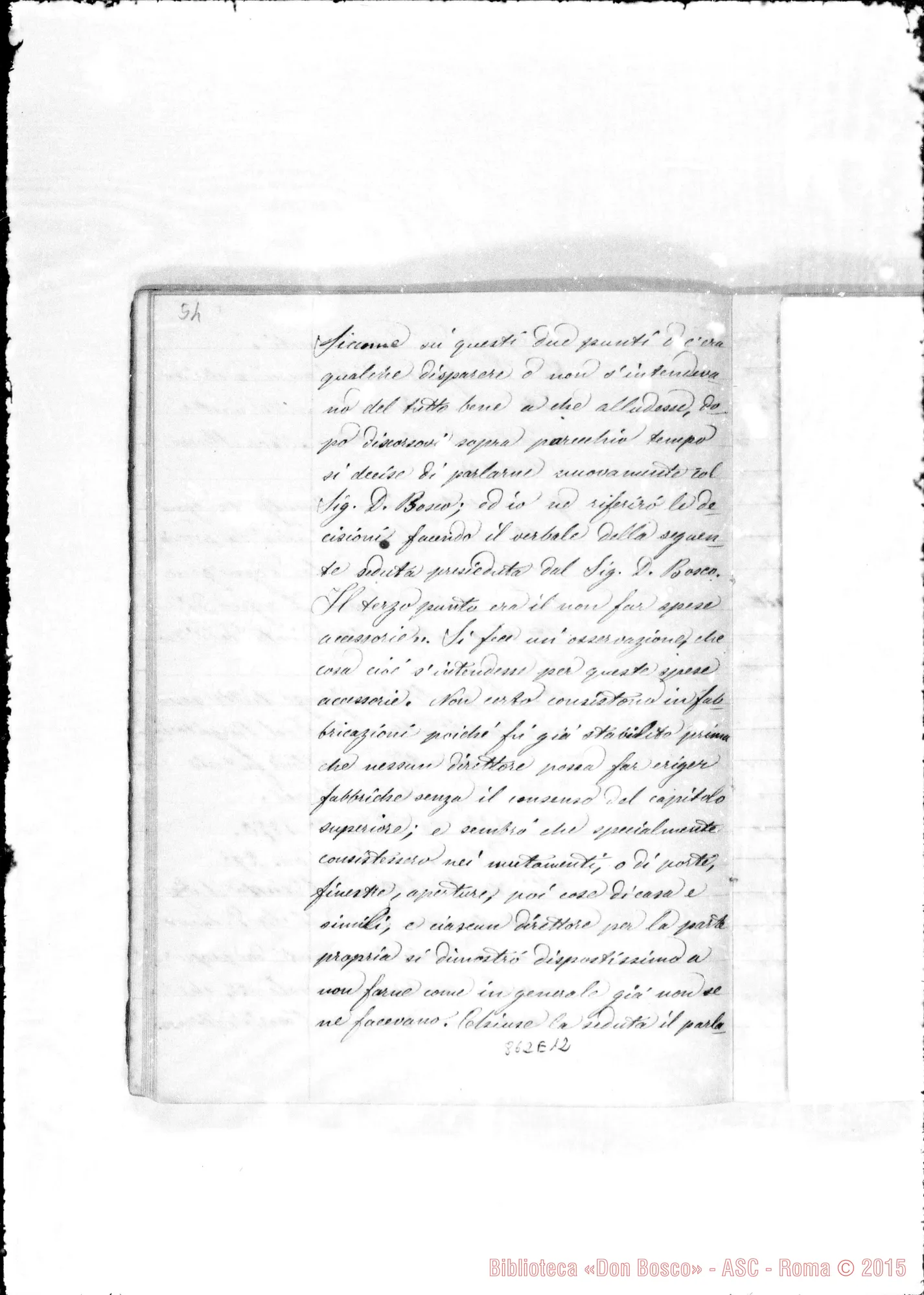 Fotogramma E 12 — Verbali di conferenze. 1875
