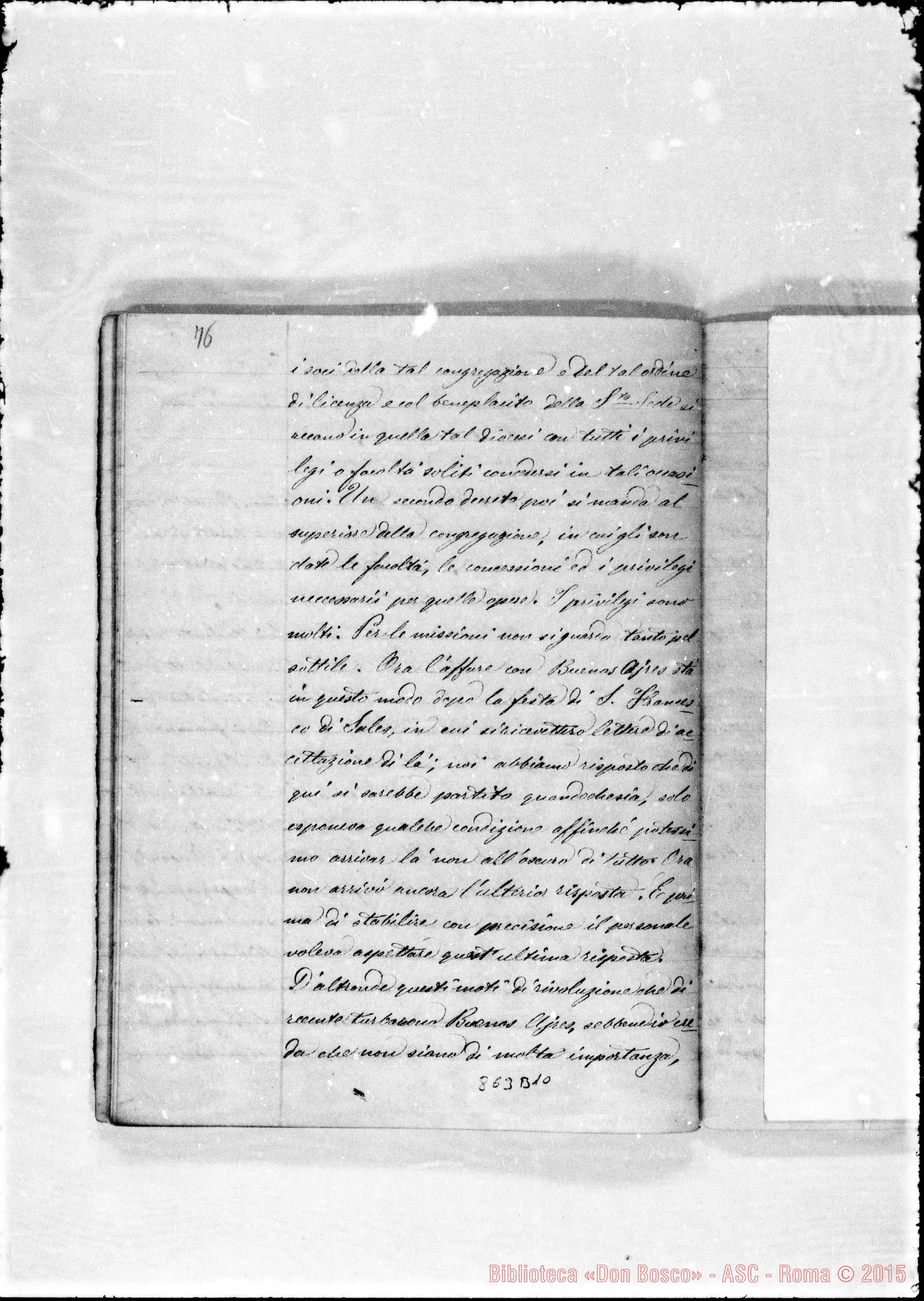 Fotogramma B 10 — Verbali di conferenze. 1875