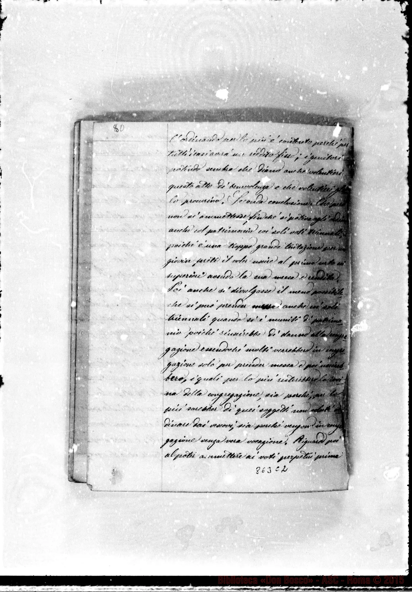 Fotogramma C 2 — Verbali di conferenze. 1875