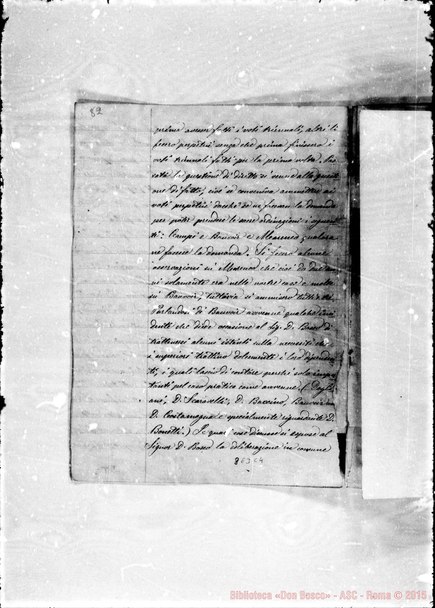Fotogramma C 4 — Verbali di conferenze. 1875