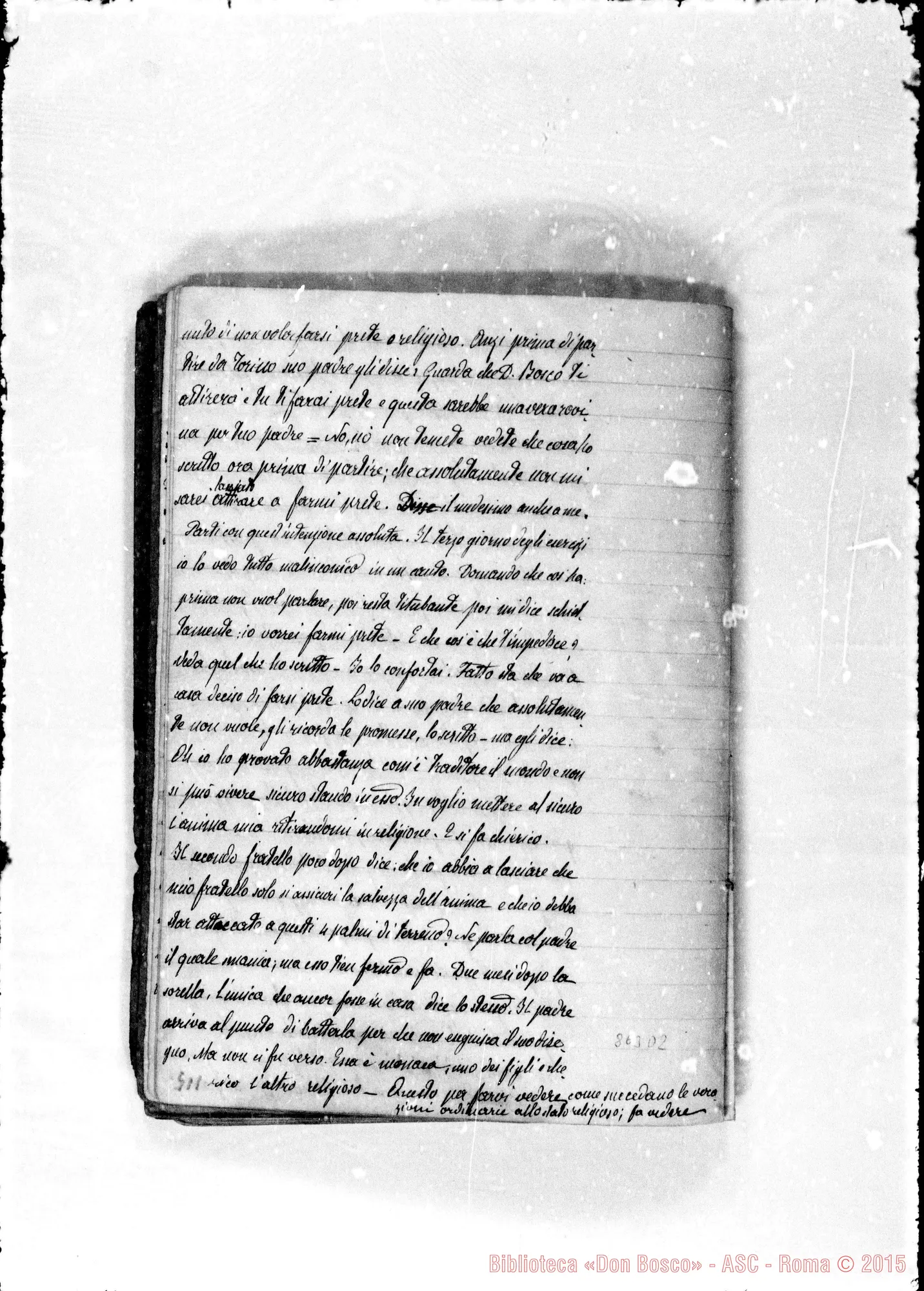 Fotogramma D 2 — Conferenze varie sulla vocazione A Lanzo nel 1875