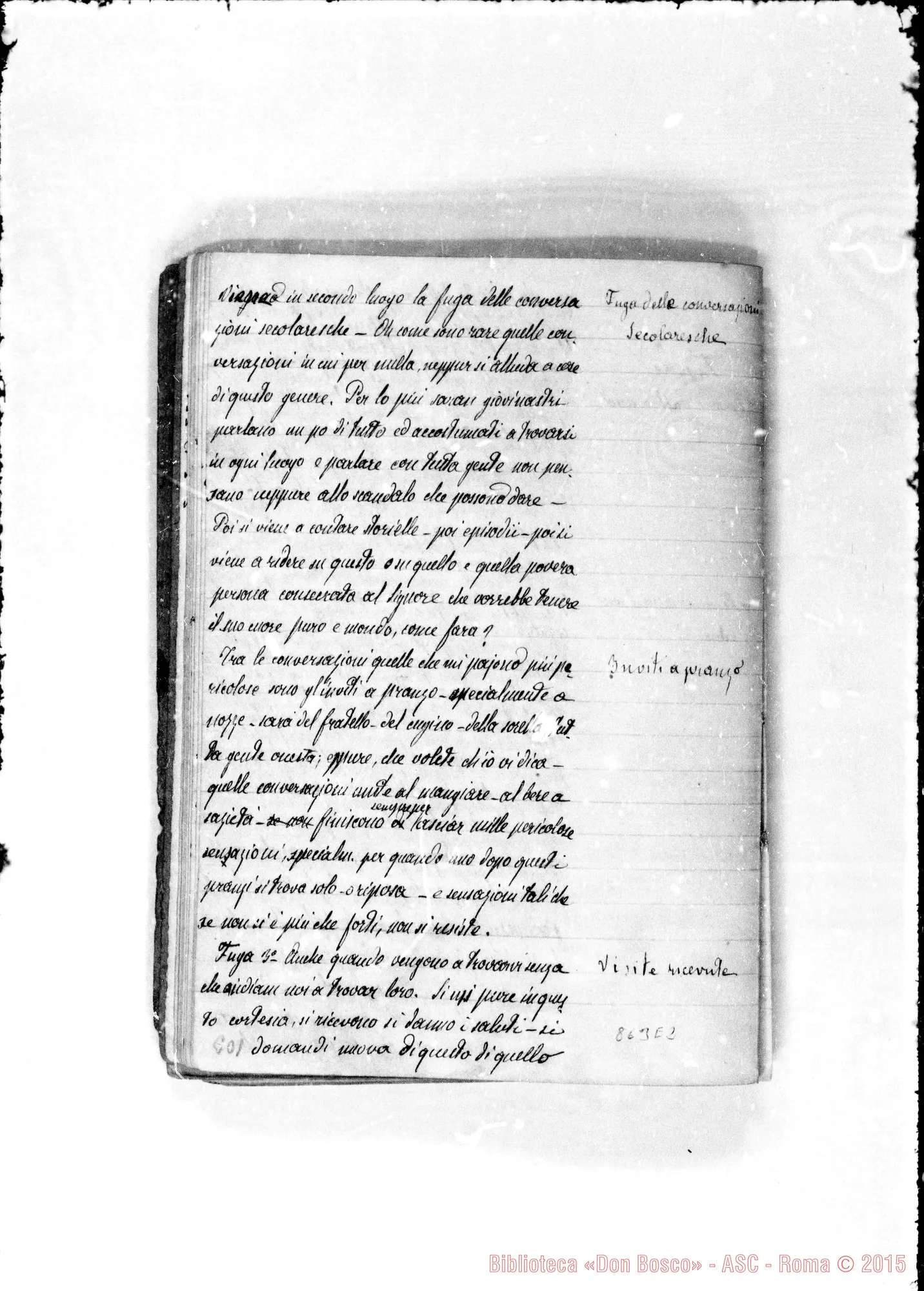 Fotogramma E 2 — Conferenze varie sulla vocazione A Lanzo nel 1875