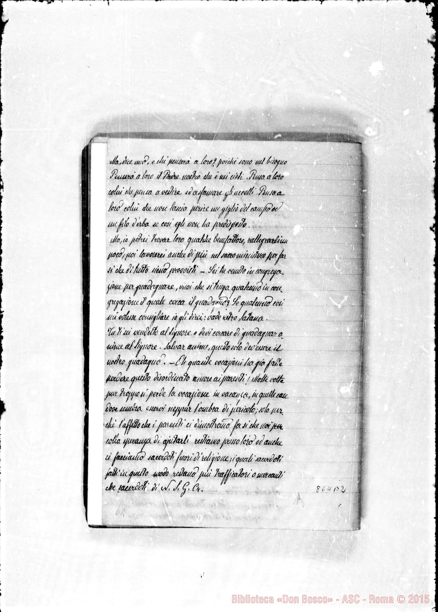 Fotogramma B 2 — Conferenze varie sulla vocazione A Lanzo nel 1875