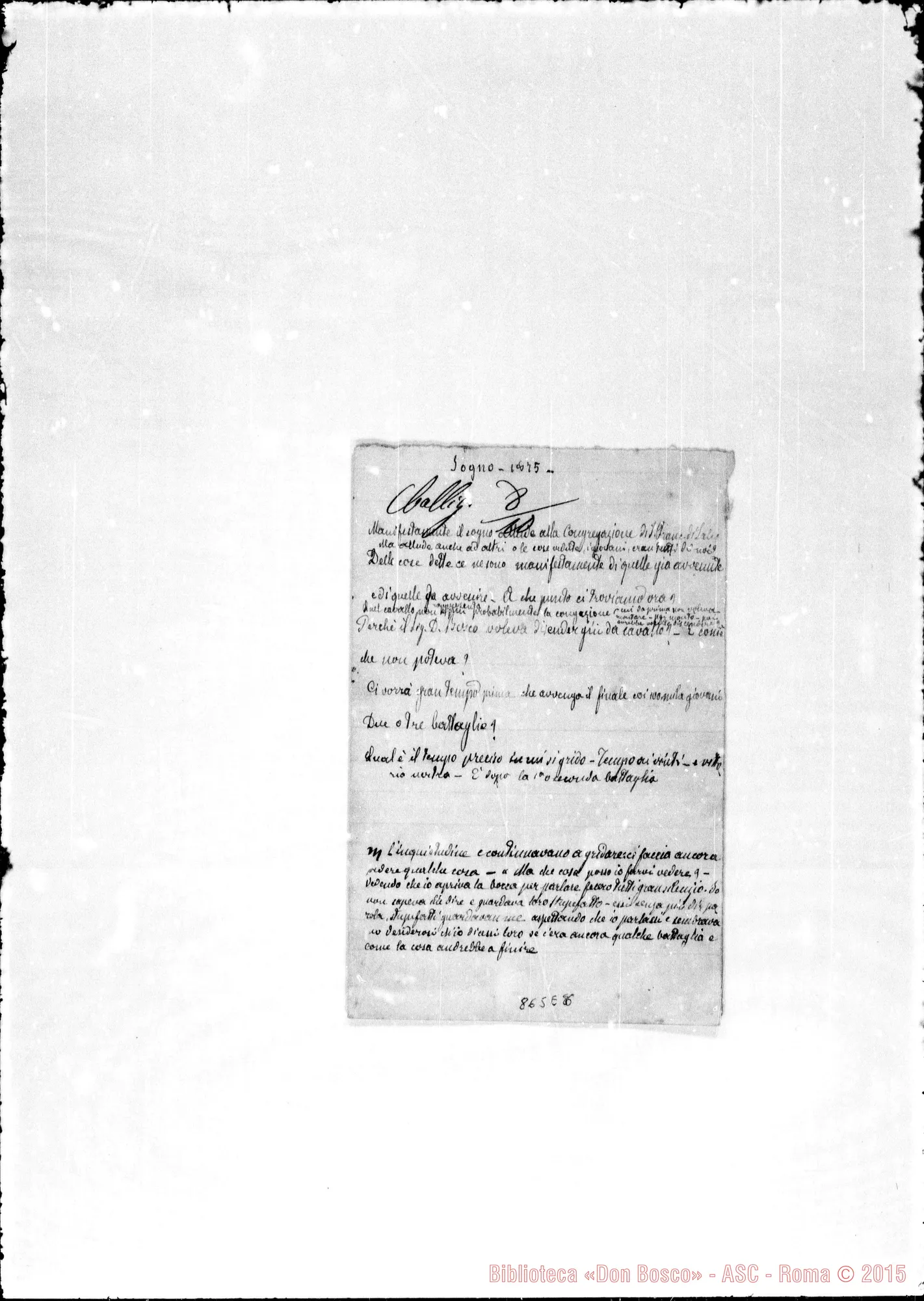 Fotogramma E 6 — Sogni diversi A Lanzo