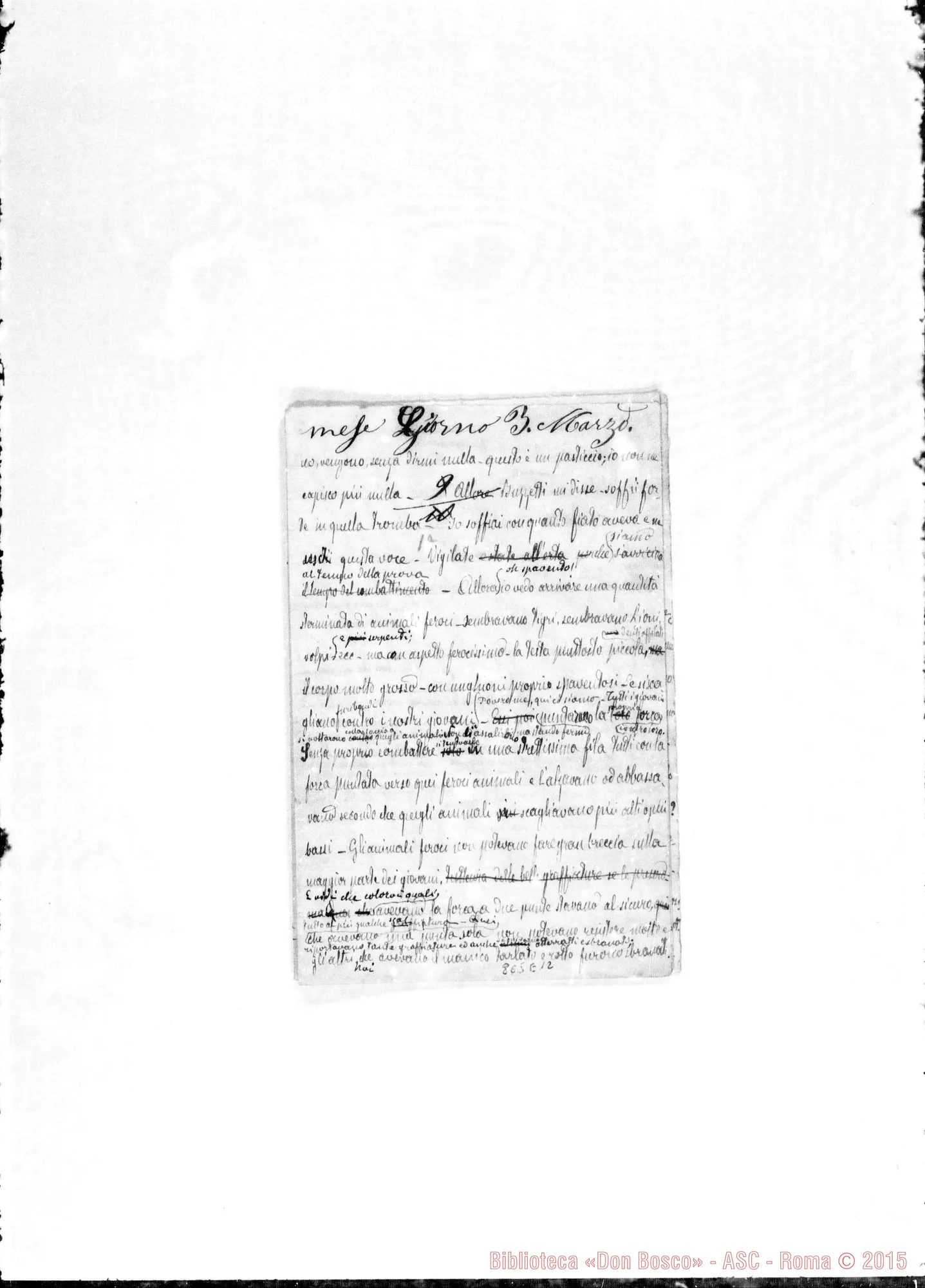 Fotogramma E 12 — Sogni diversi A Lanzo