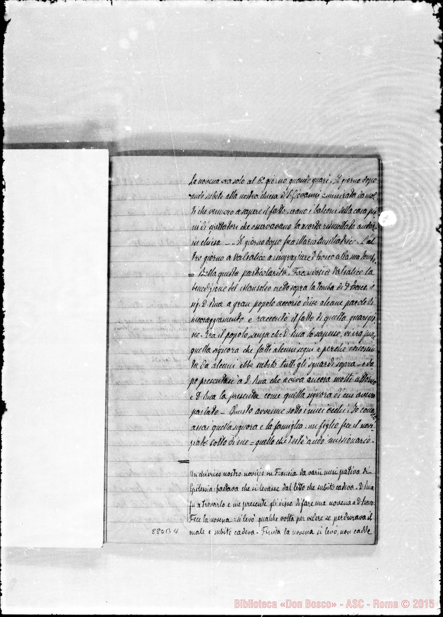 Fotogramma B 11 — De miraculis in vita et post obitum