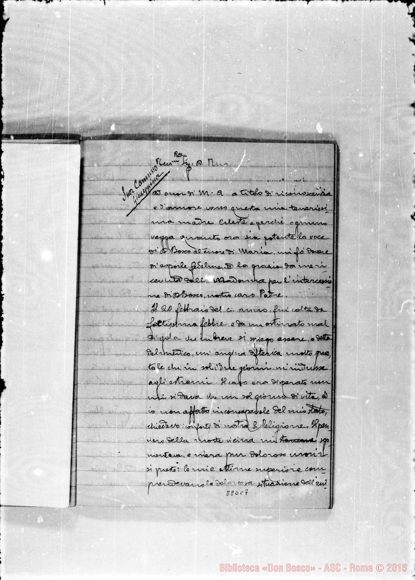 Fotogramma C 7 — De miraculis in vita et post obitum