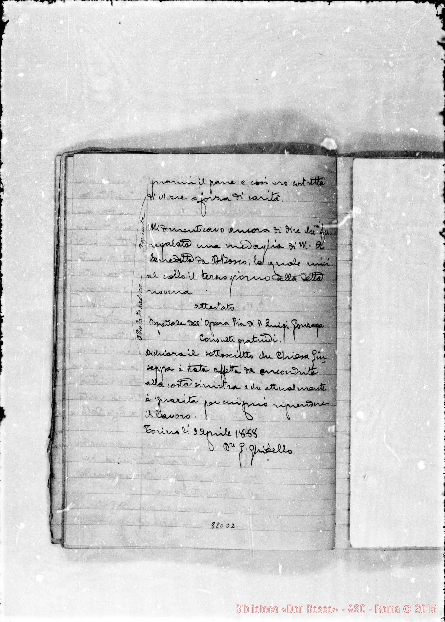 Fotogramma D 2 — De miraculis in vita et post obitum