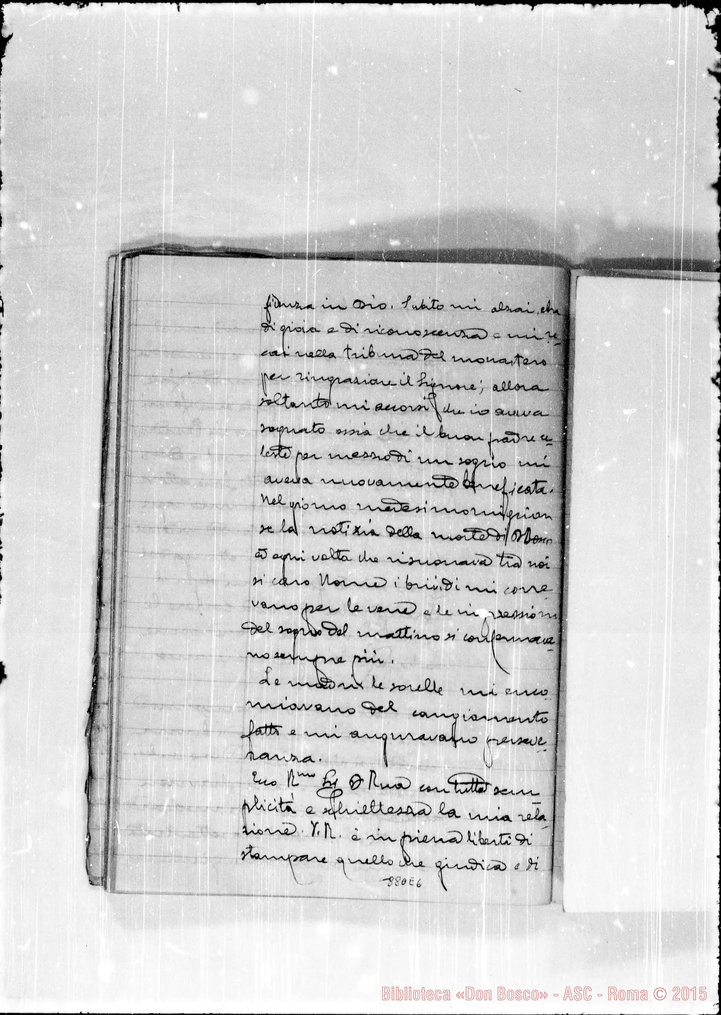 Fotogramma E 6 — De miraculis in vita et post obitum