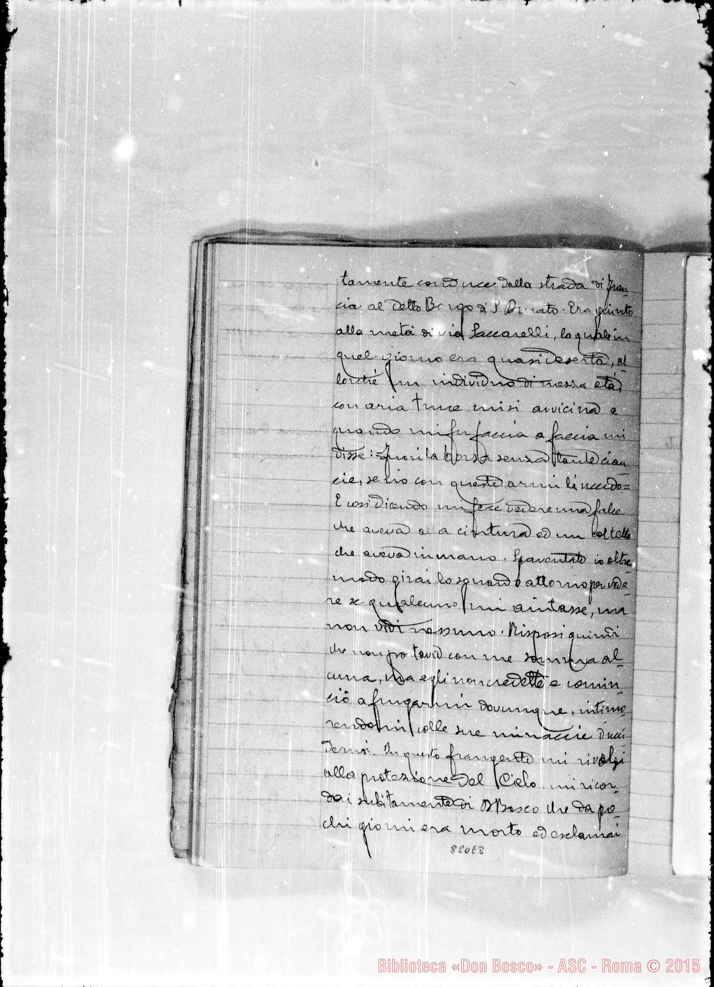 Fotogramma E 8 — De miraculis in vita et post obitum