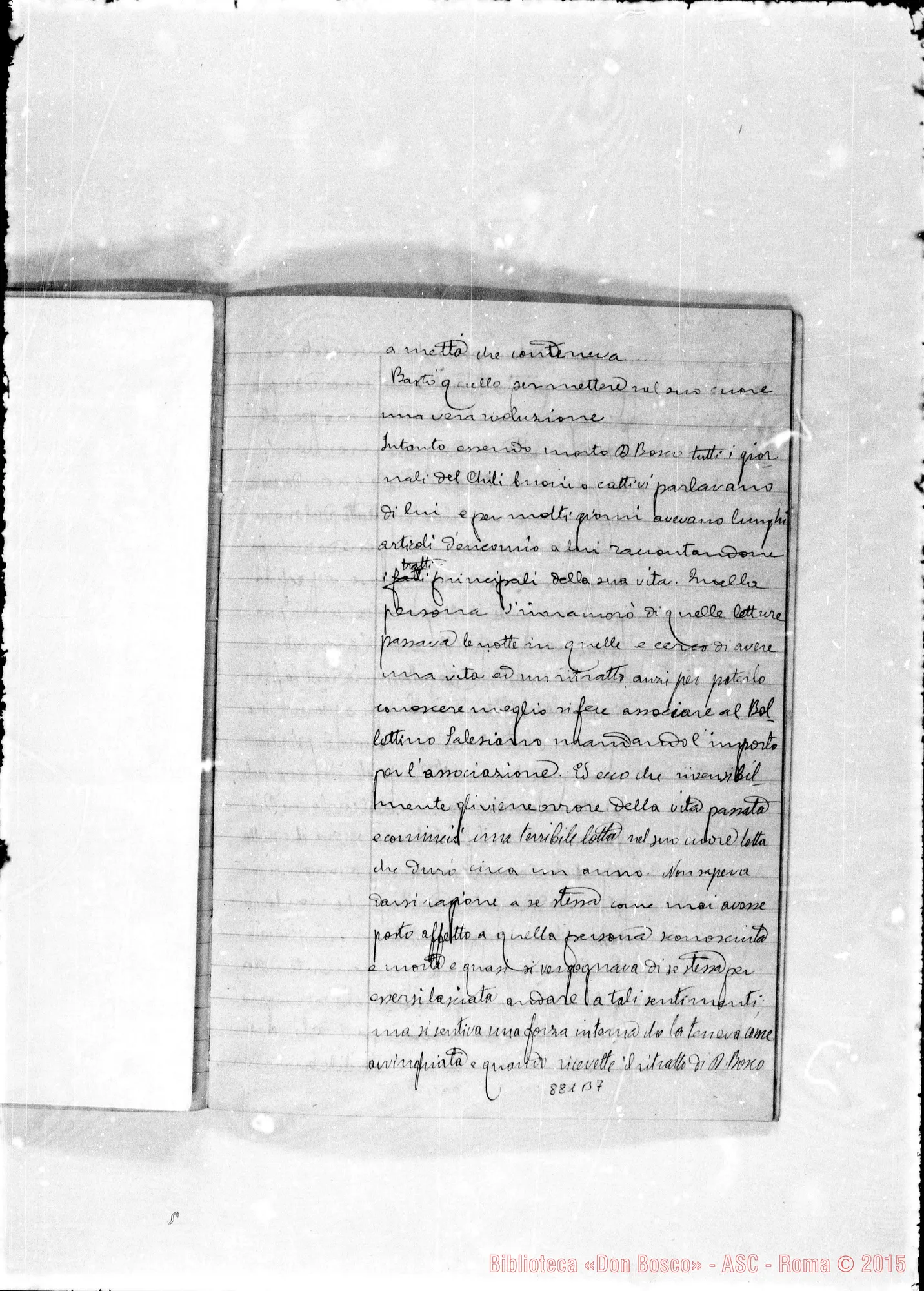 Fotogramma B 7 — De miraculis in vita et post obitum
