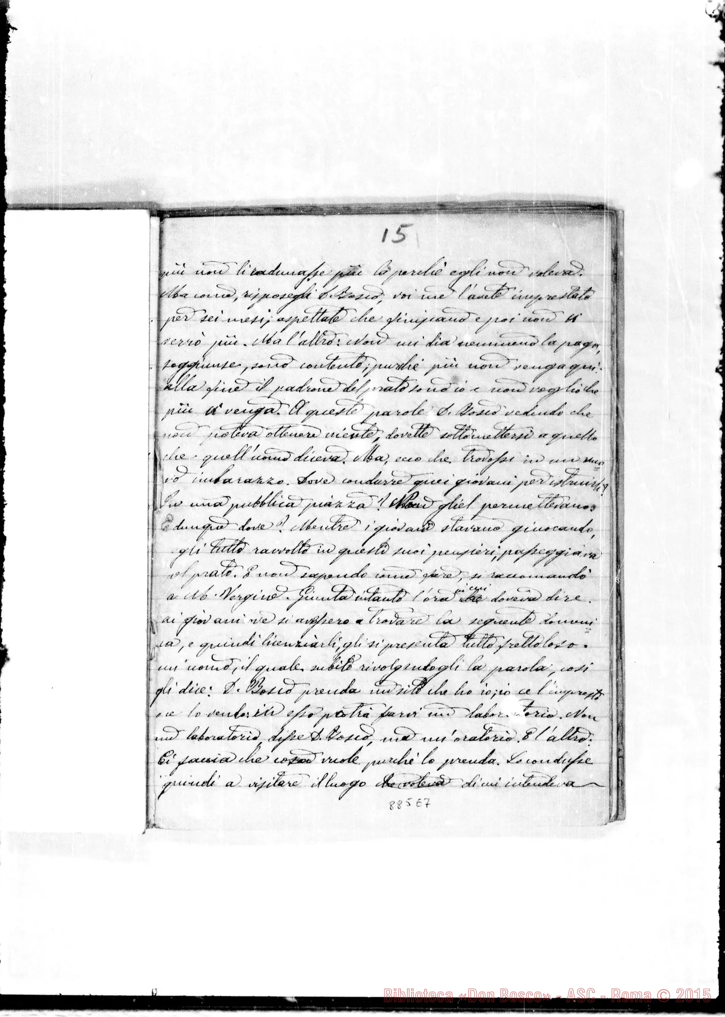 Fotogramma E 7 — Cronichetta: Origine degli Oratori. 1841