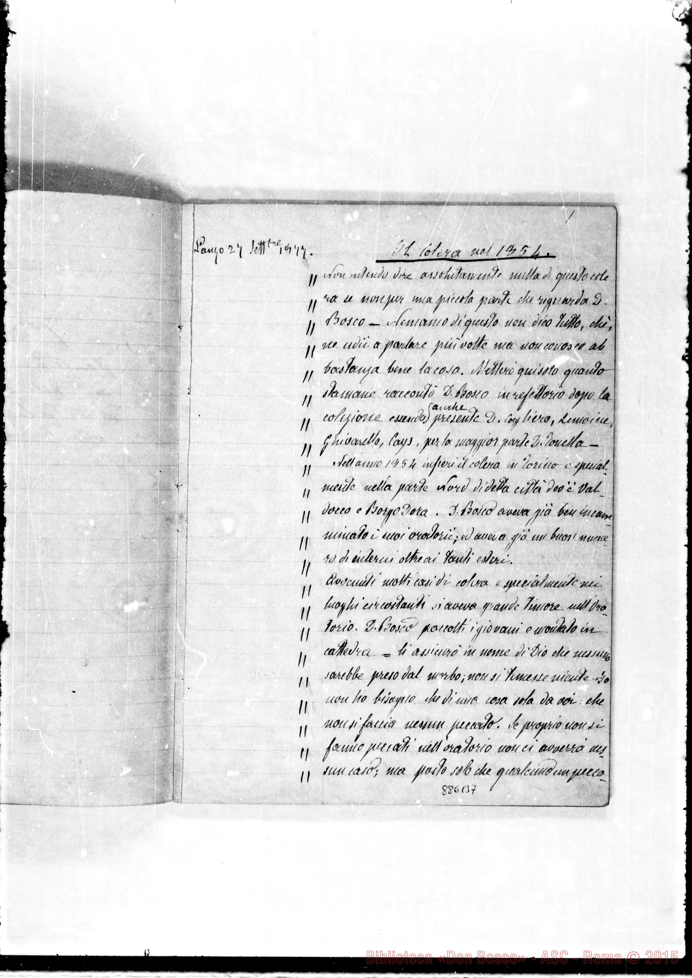 Fotogramma B 7 — Il colera nel 1854