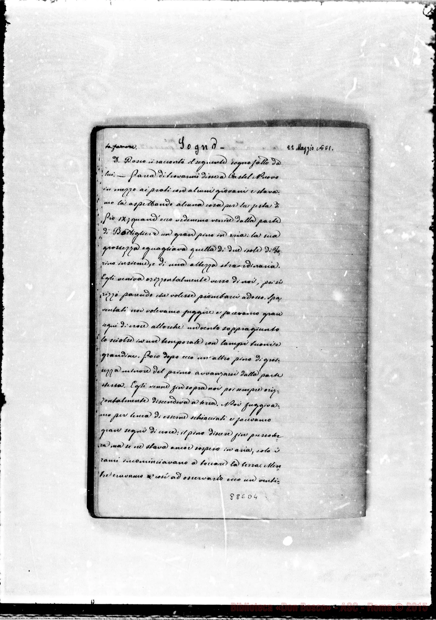 Fotogramma D 4 — «Noi siam figli di Maria…» 1861
