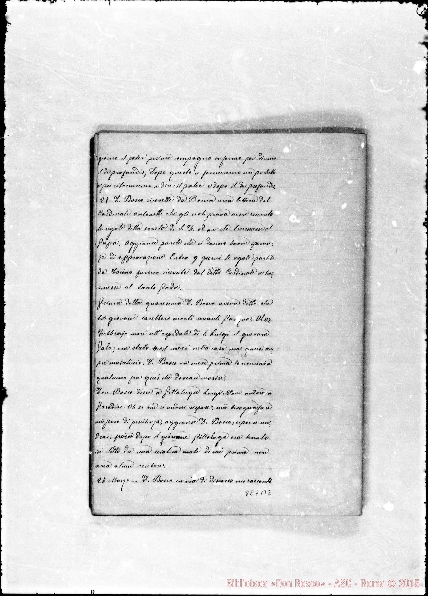 Fotogramma B 2 — «Noi siam figli di Maria…» 1861