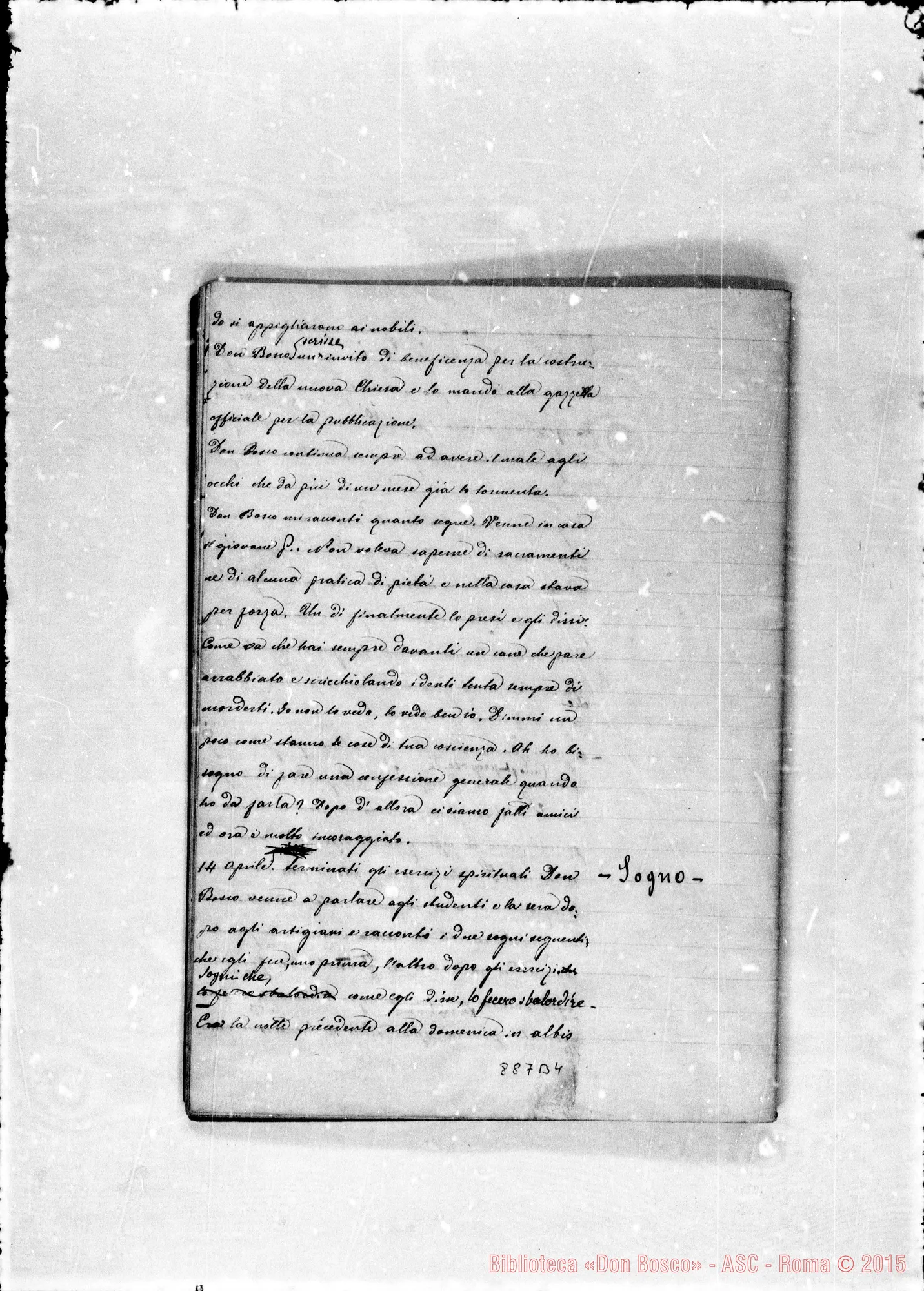 Fotogramma B 4 — «Noi siam figli di Maria…» 1861