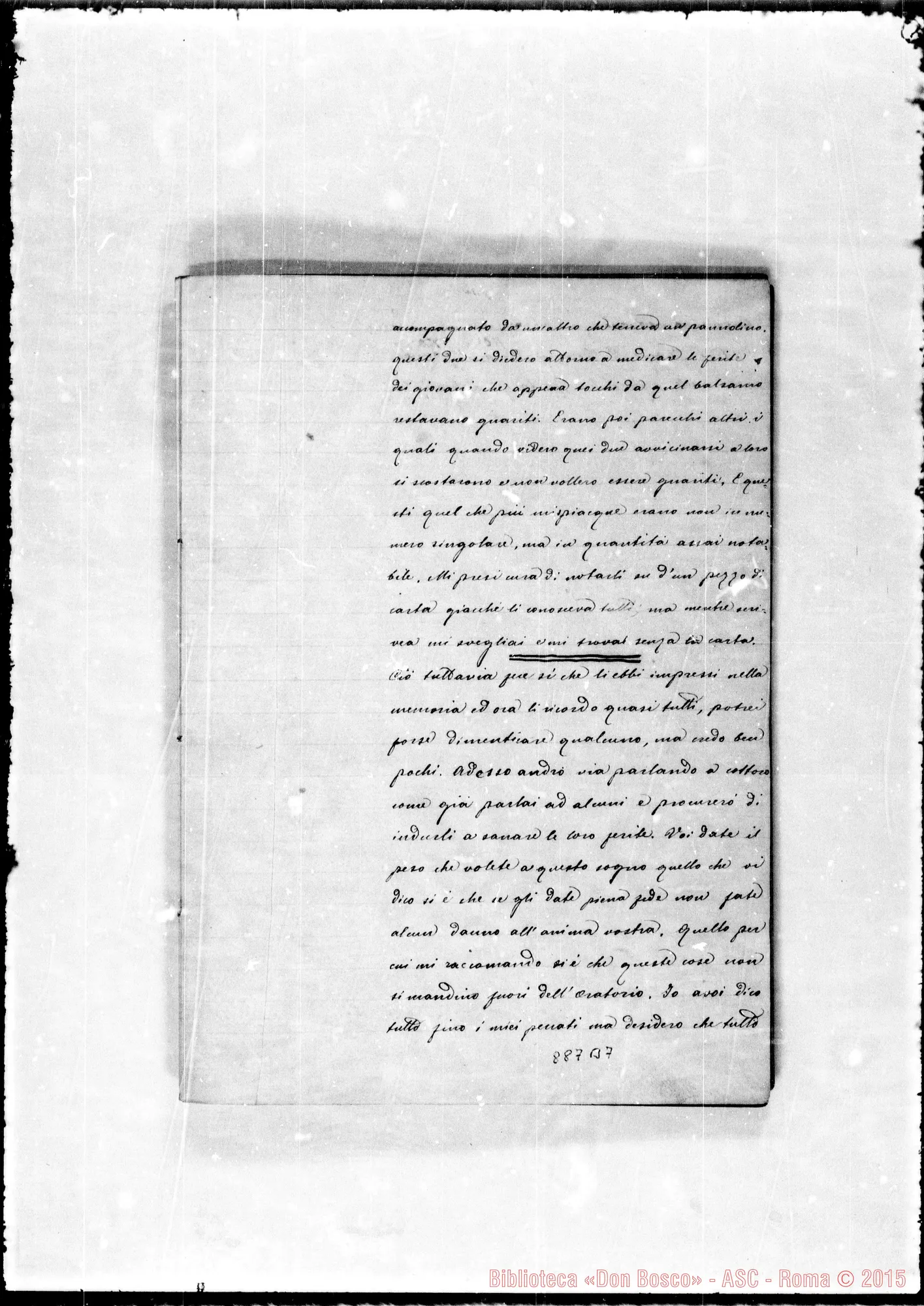 Fotogramma B 7 — «Noi siam figli di Maria…» 1861