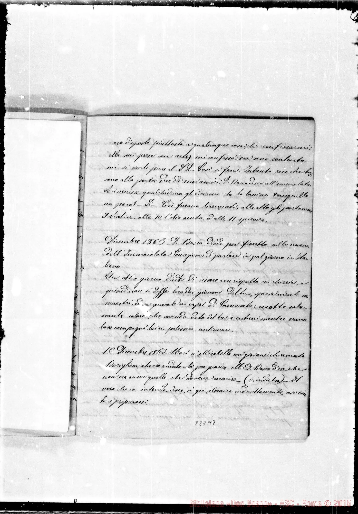 Fotogramma A 7 — 3 marzo 1863…