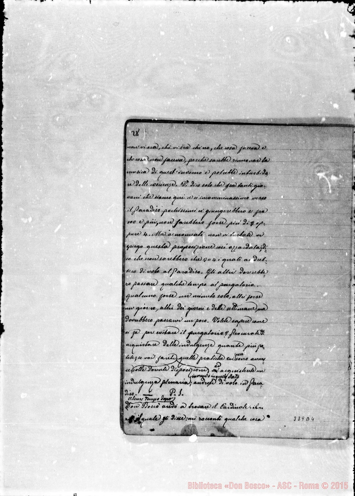 Fotogramma D 4 — Don Bosco ai giovani…