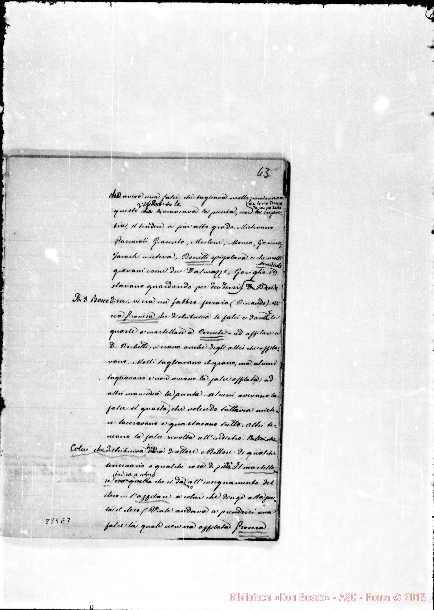 Fotogramma E 7 — Don Bosco ai giovani…