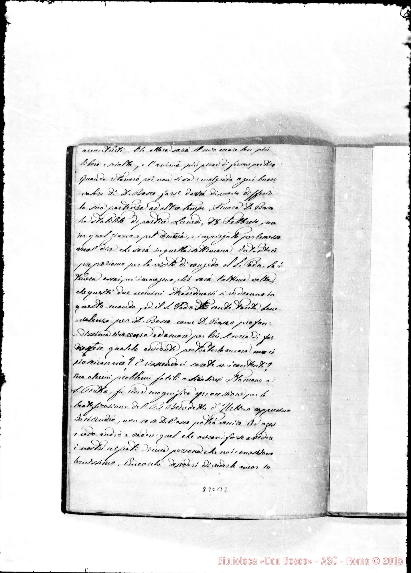Fotogramma B 2 — Lettere di D. Francesia da Roma