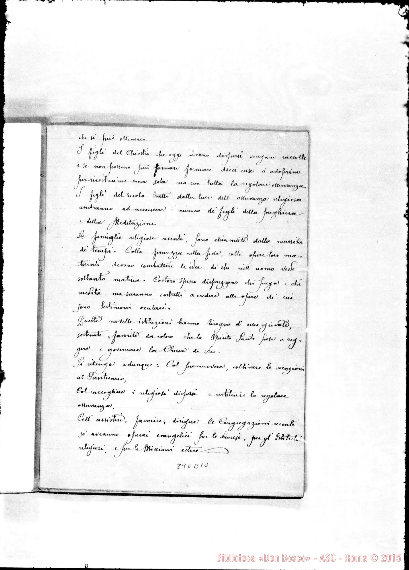 Fotogramma B 10 — Lettere di D. Francesia da Roma