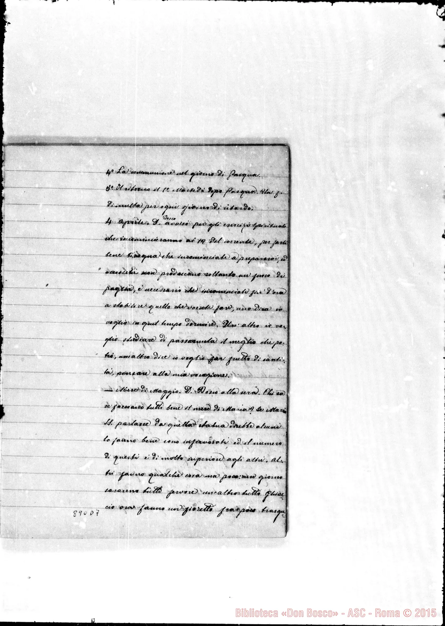 Fotogramma D 7 — Lettere di D. Francesia da Roma
