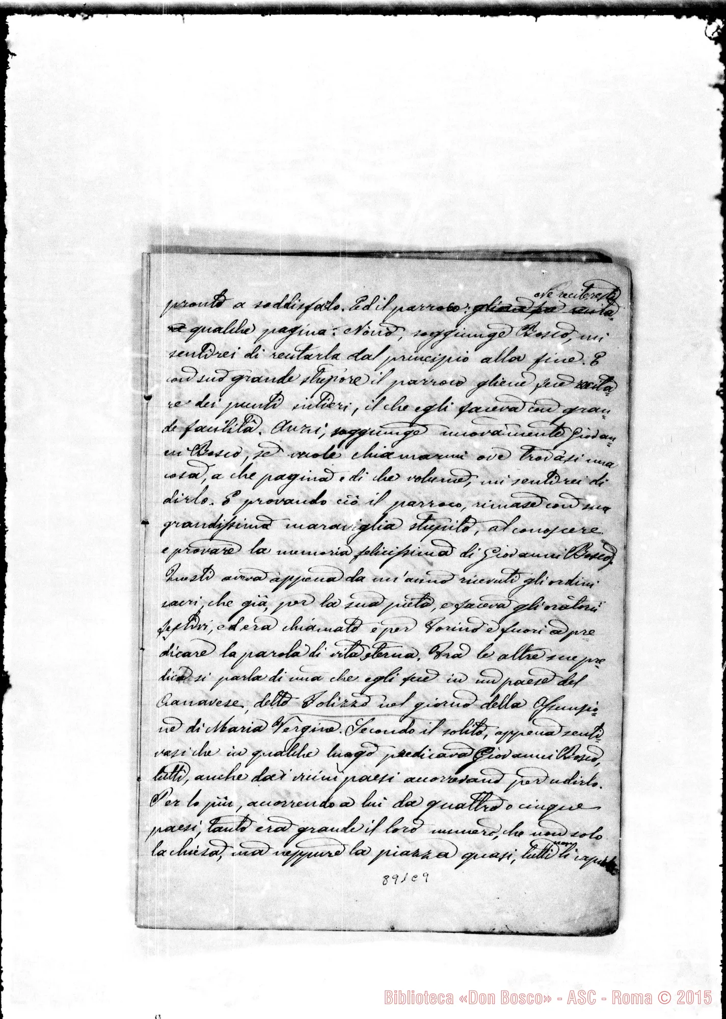 Fotogramma C 9 — Cenni sulla vita di D. Bosco