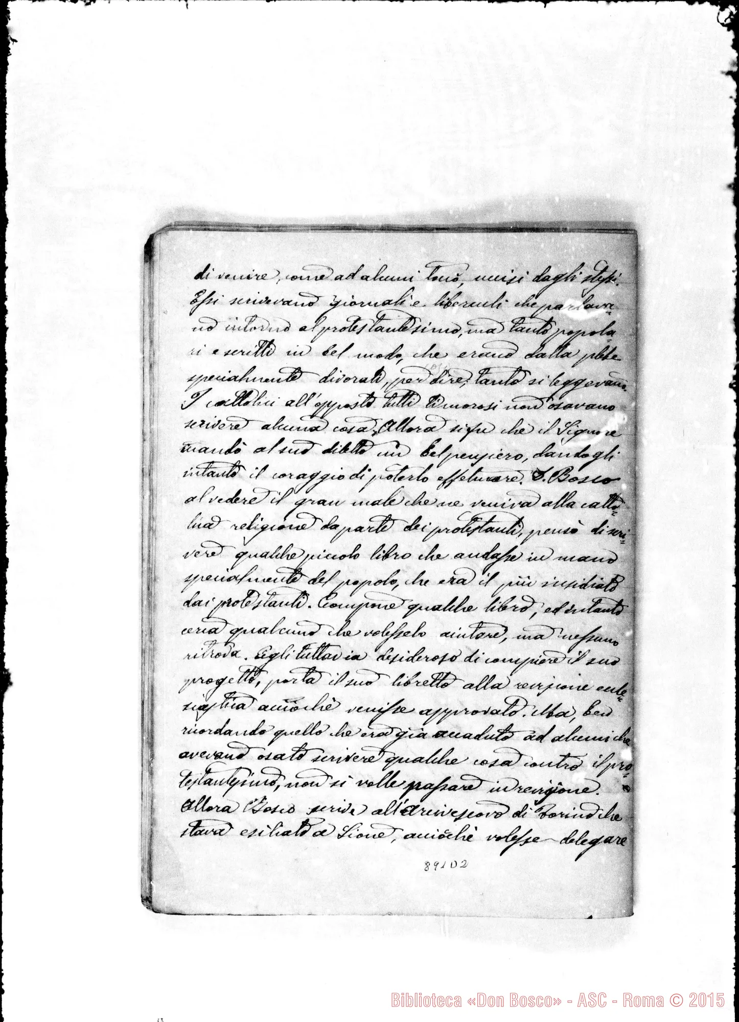 Fotogramma D 2 — Cenni sulla vita di D. Bosco