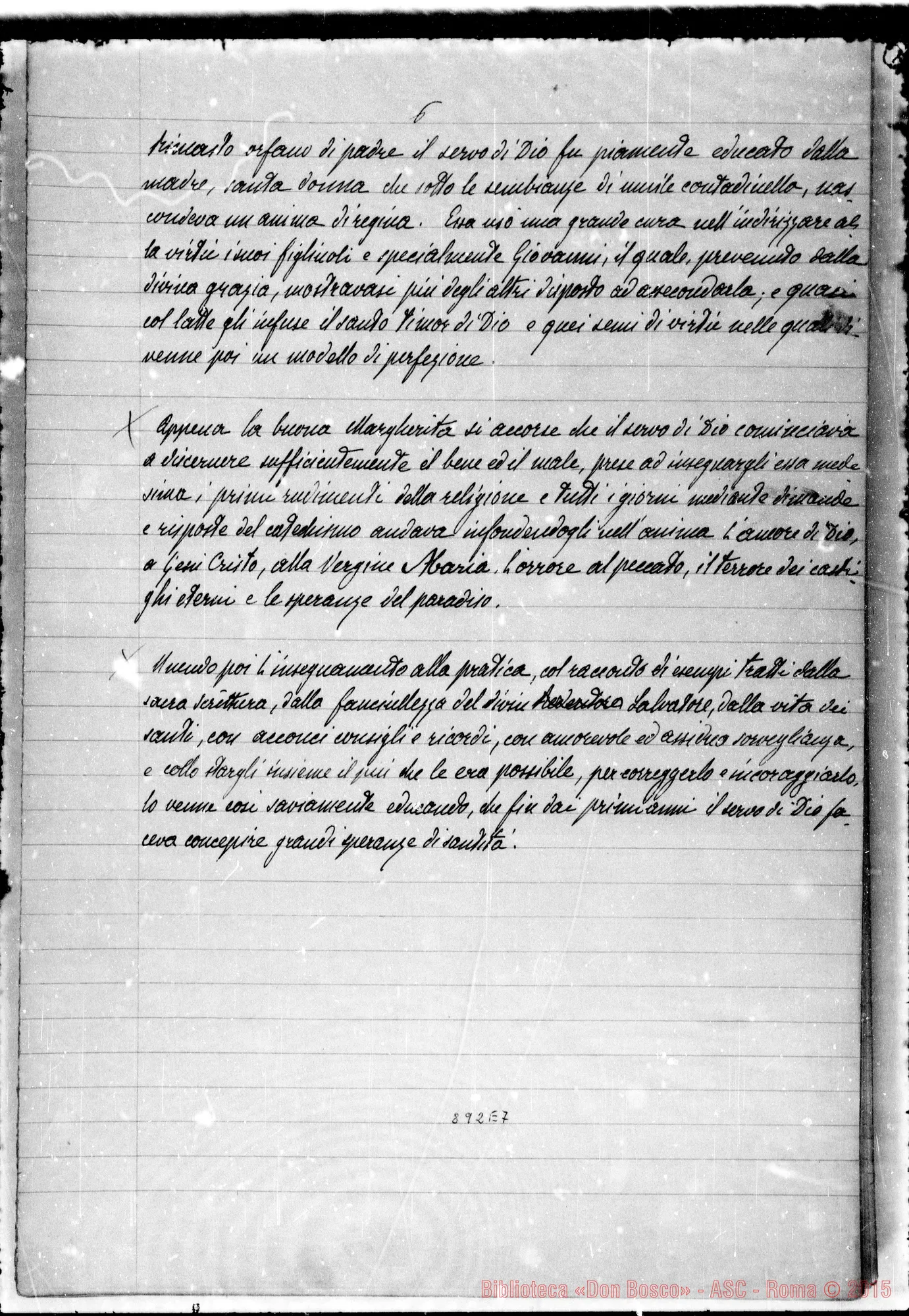 Fotogramma E 7 — Mille fatti autentici della vita del gran Servo di Dio Sac. Giovanni Bosco, fondatore della Società Salesiana…