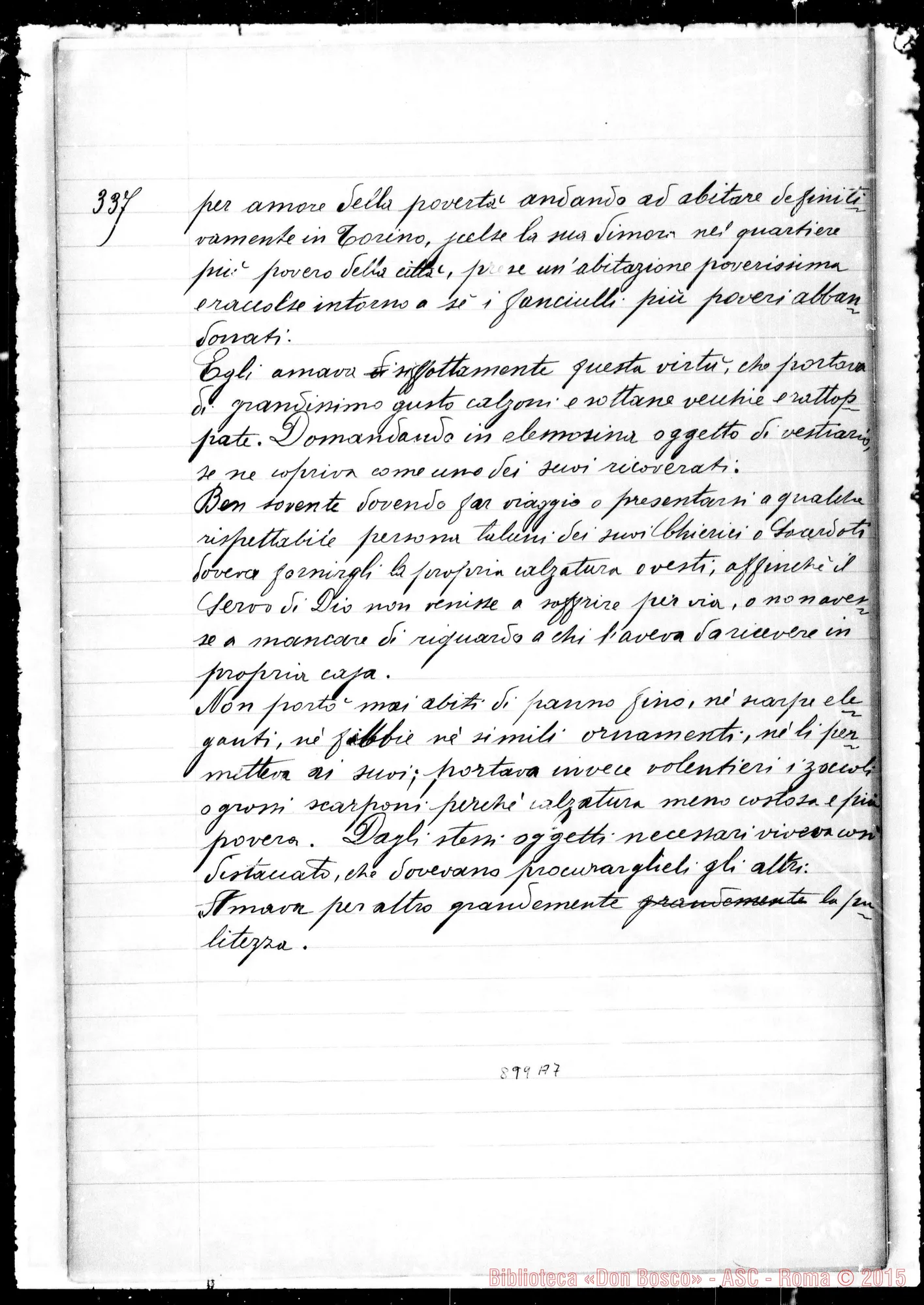 Fotogramma A 7 — Mille fatti autentici della vita del gran Servo di Dio Sac. Giovanni Bosco, fondatore della Società Salesiana…