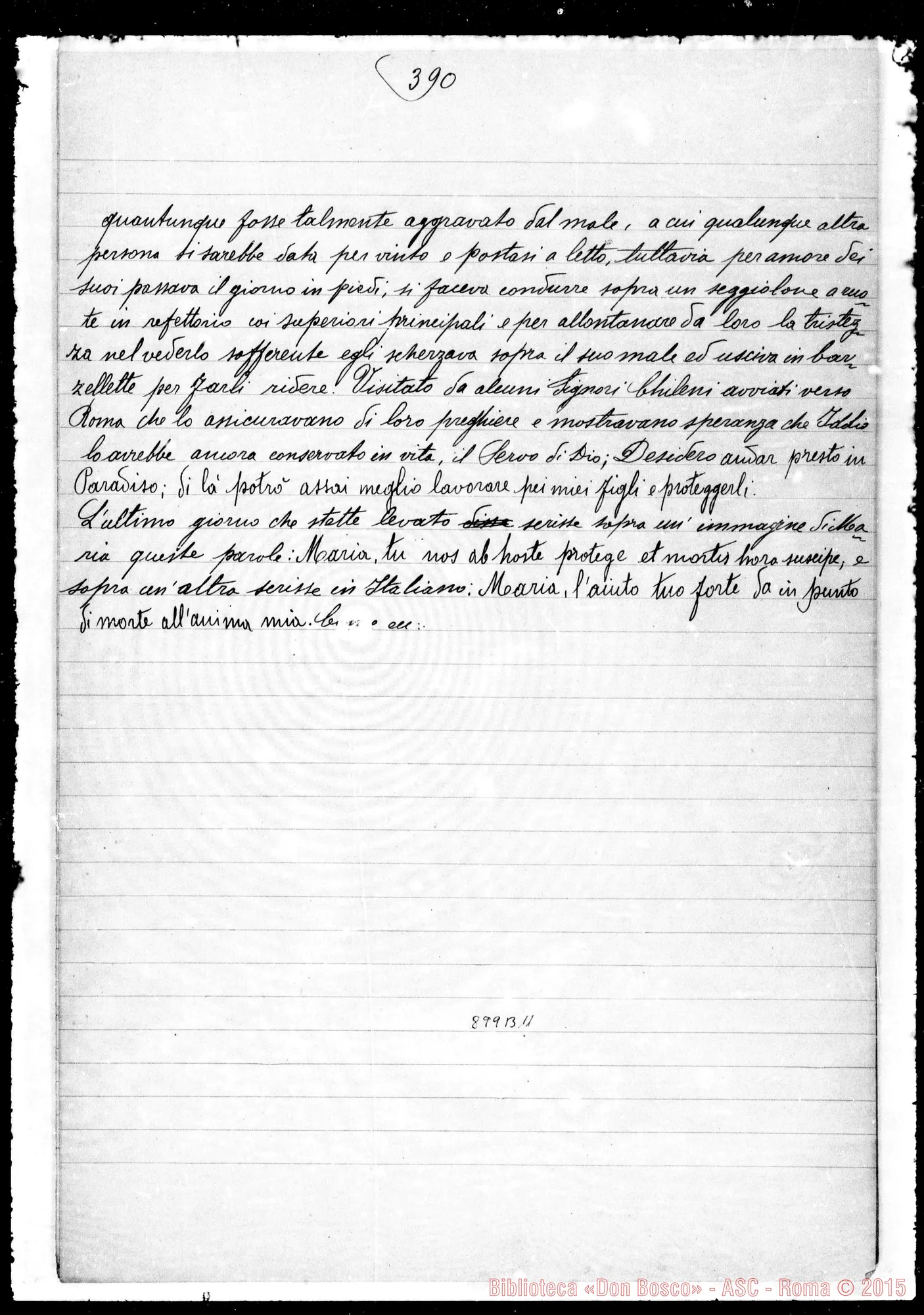 Fotogramma B 11 — Mille fatti autentici della vita del gran Servo di Dio Sac. Giovanni Bosco, fondatore della Società Salesiana…