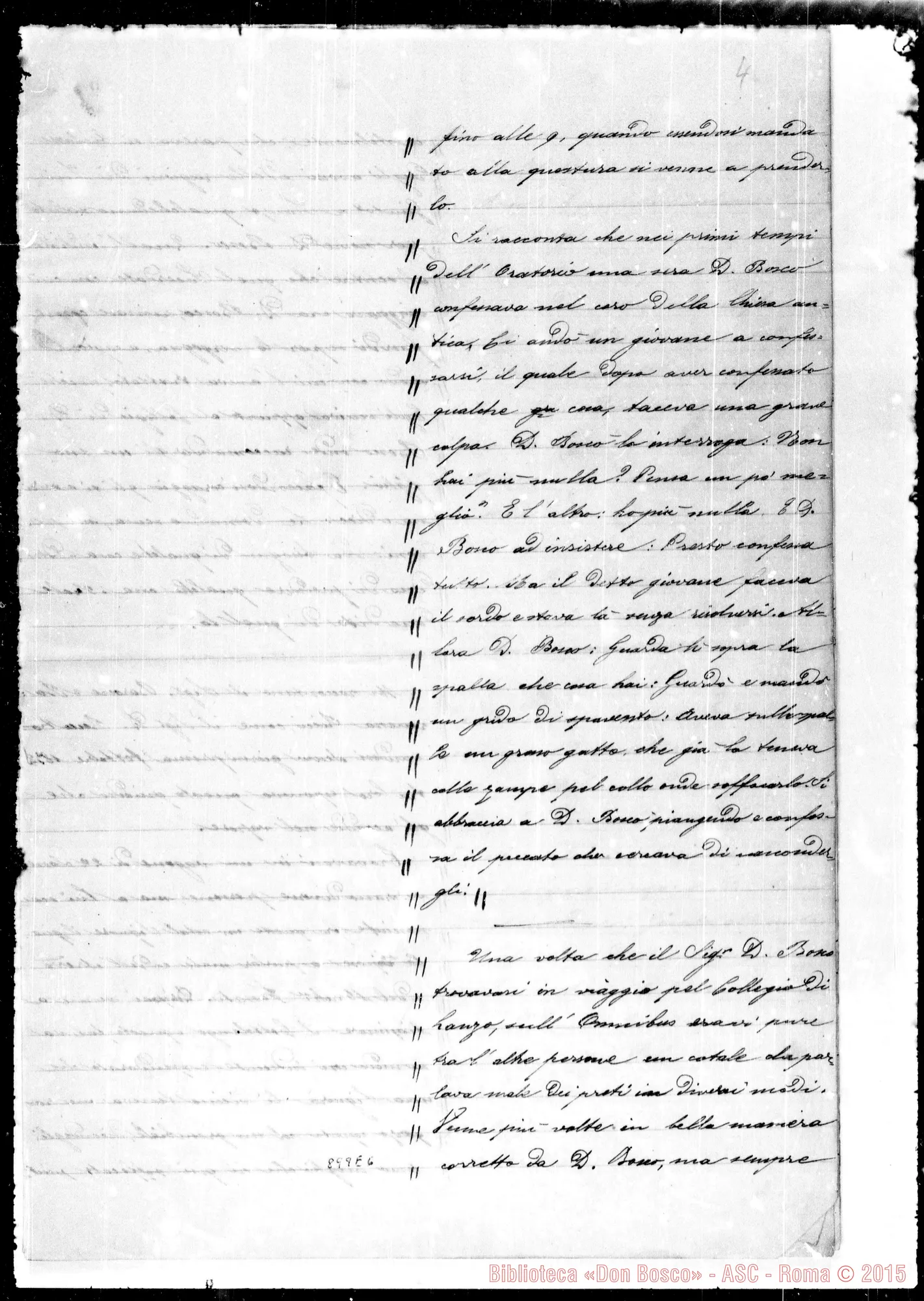 Fotogramma E 6 — «Dal 1847 al 1872. Episodi varii…»