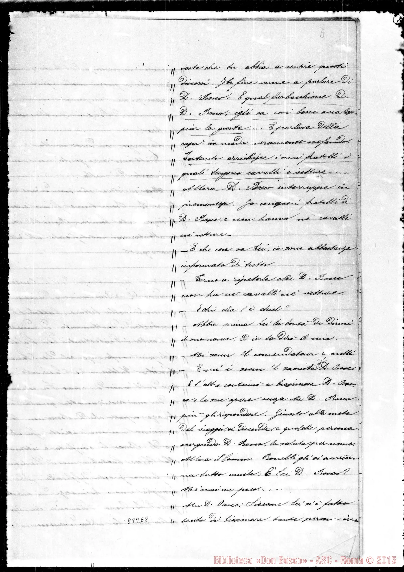 Fotogramma E 8 — «Dal 1847 al 1872. Episodi varii…»