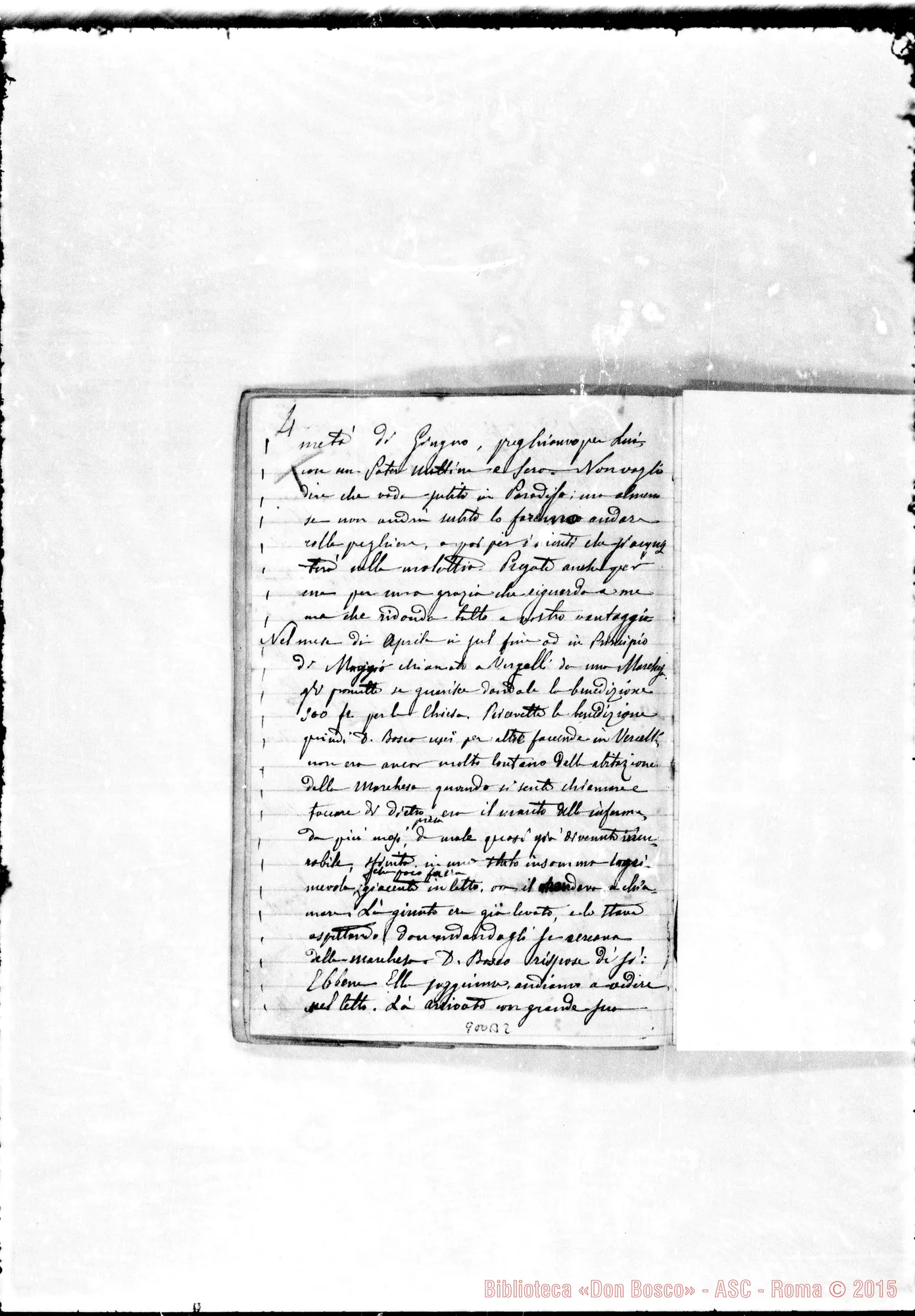 Fotogramma B 2 — Notizie su D. Bosco E Sull’Oratorio. 1867-68