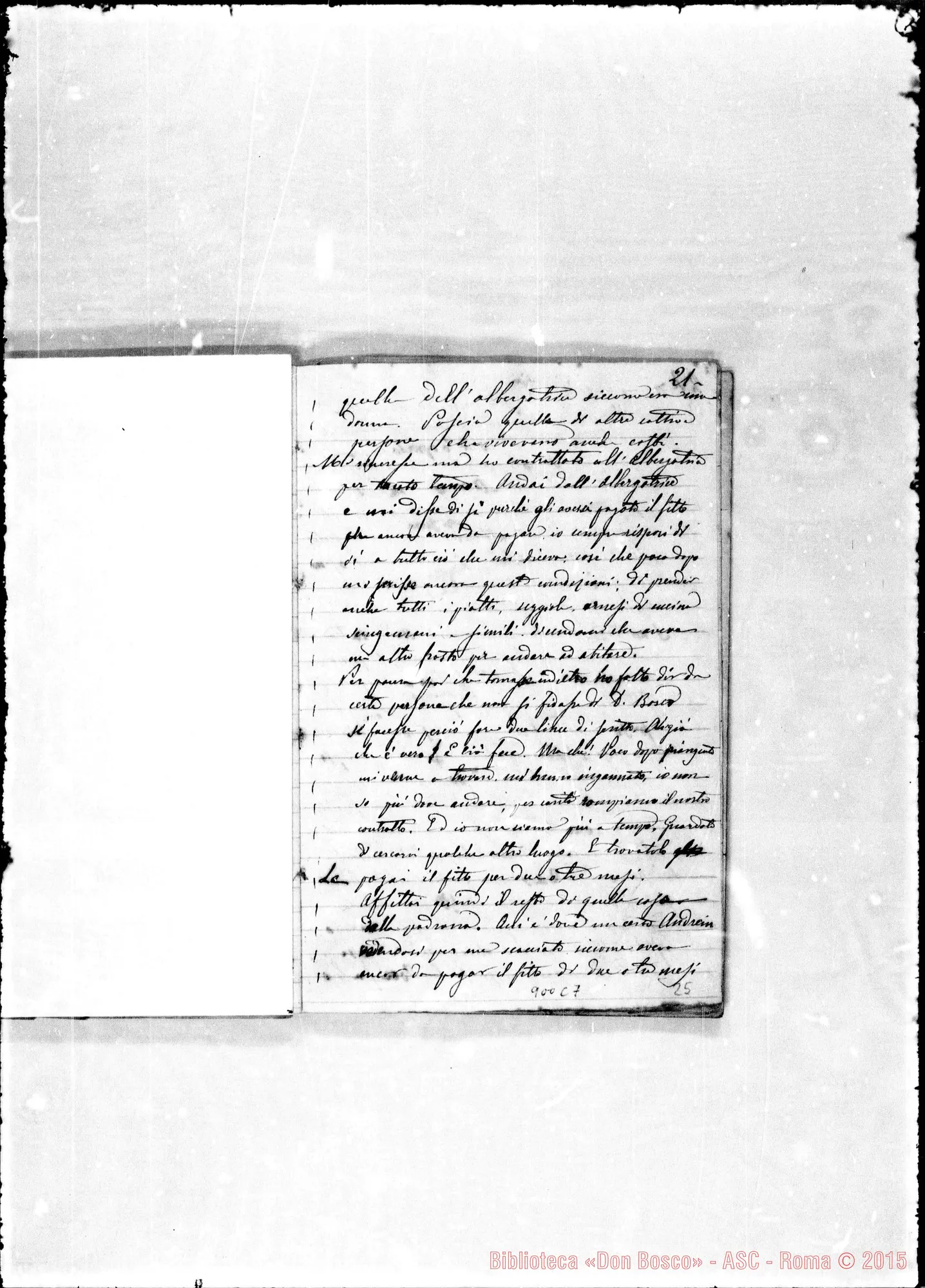 Fotogramma C 7 — Notizie su D. Bosco E Sull’Oratorio. 1867-68