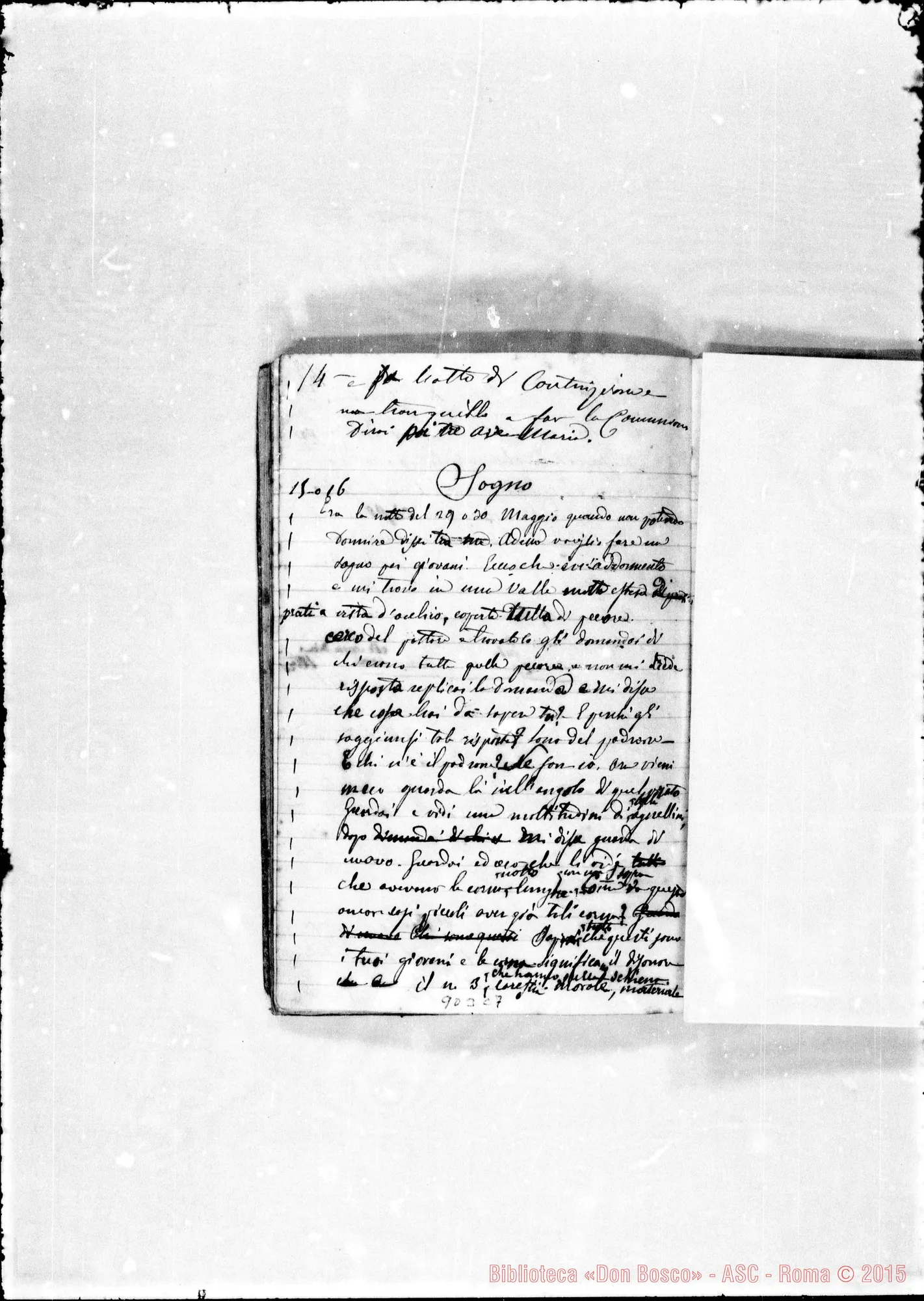 Fotogramma C 7 — «Avvisi-Ricordi-Notizie miracolosi»