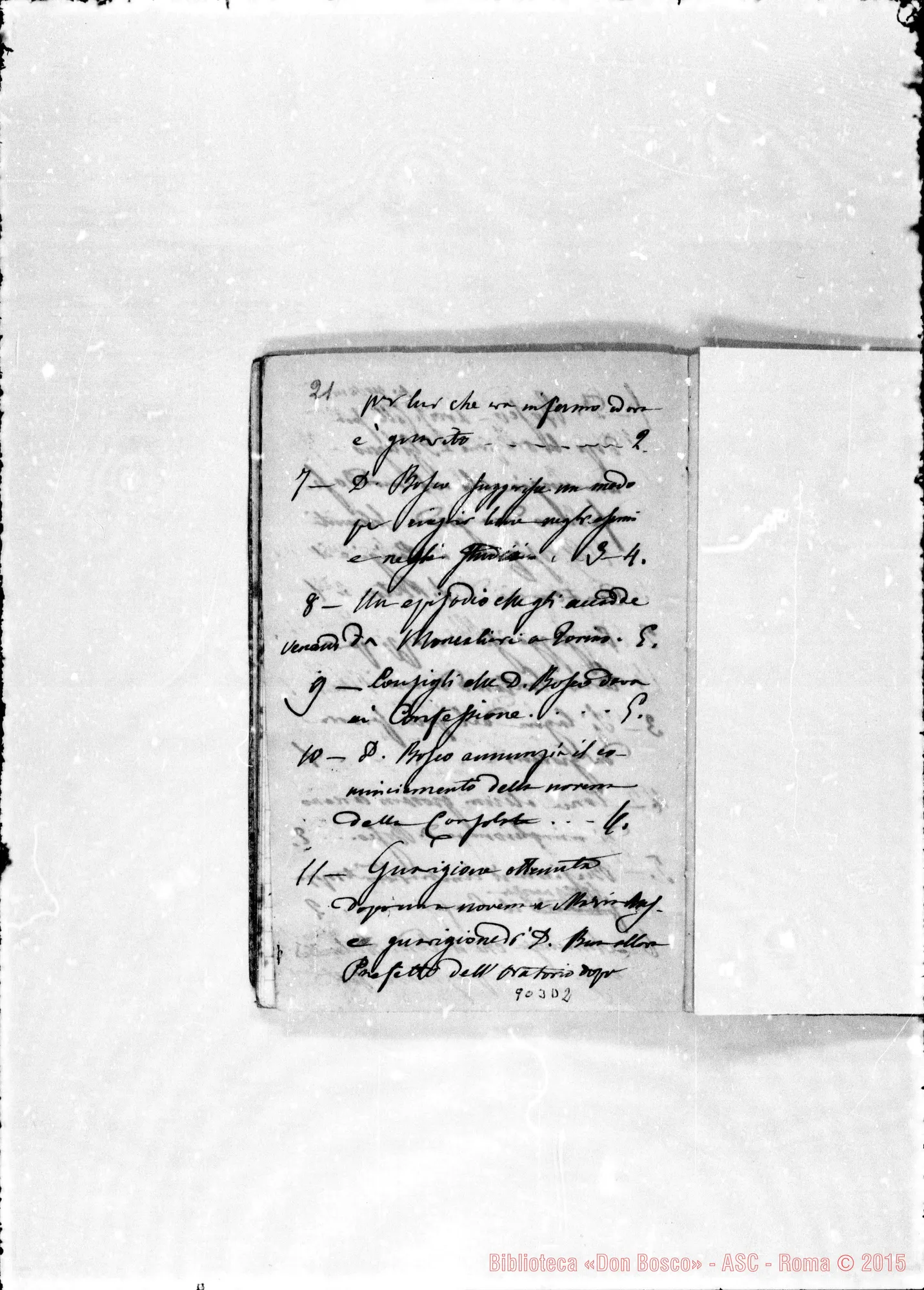 Fotogramma D 2 — «Avvisi-Ricordi-Notizie miracolosi»
