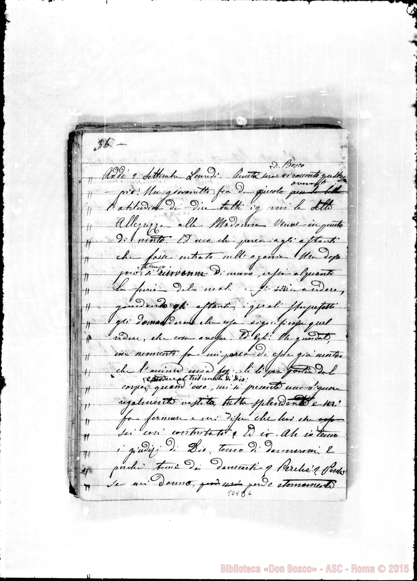 Fotogramma B 6 — Raccolta di detti, fatti E sogni di D. Bosco