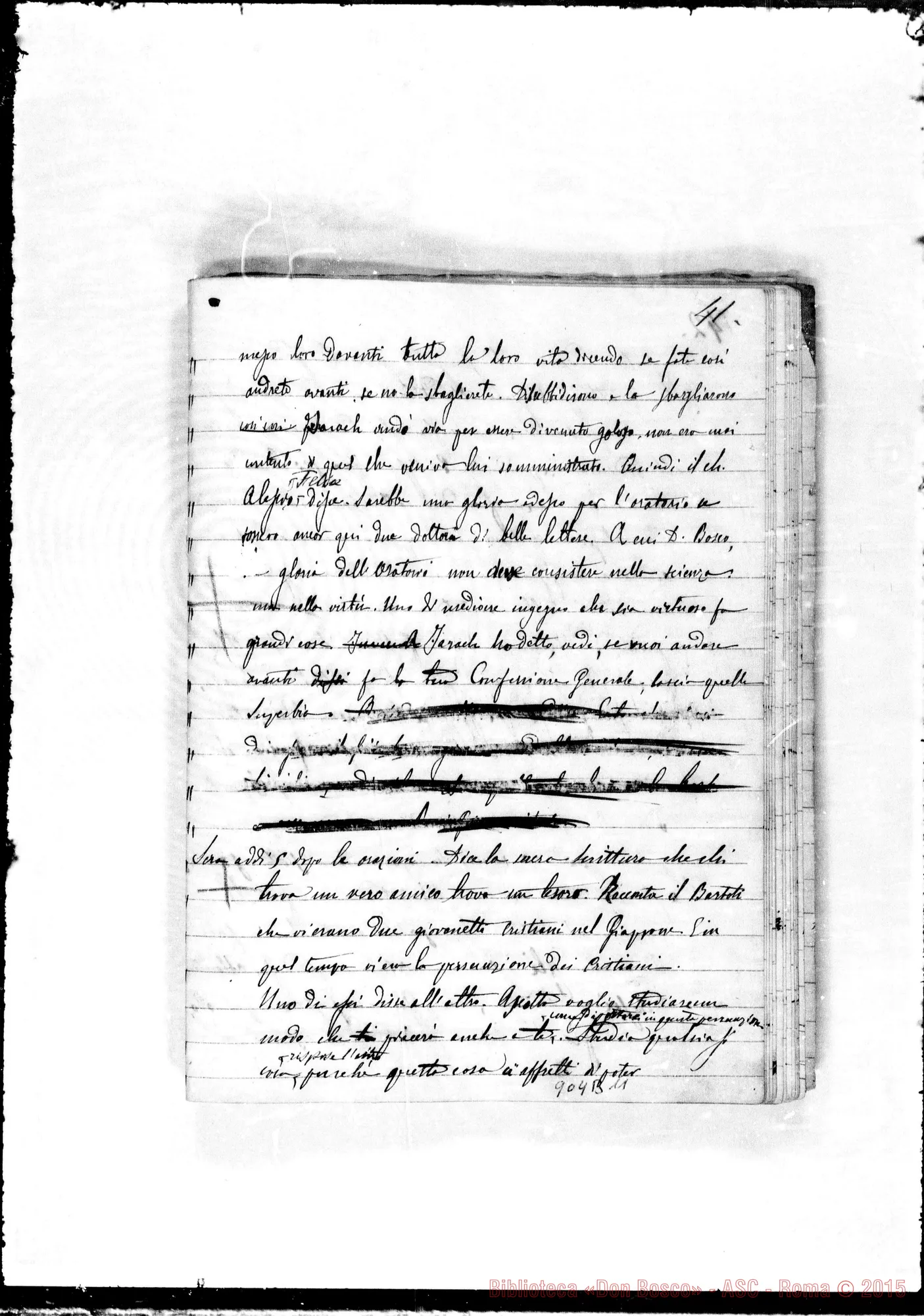 Fotogramma B 11 — Raccolta di detti, fatti E sogni di D. Bosco