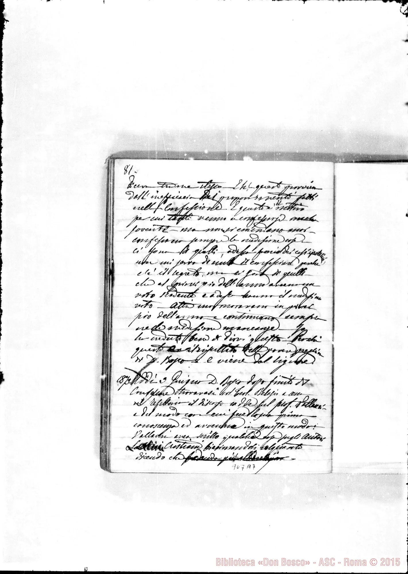 Fotogramma A 7 — «Episodi ed aneddoti diversi». Viaggio A Roma nel 1873