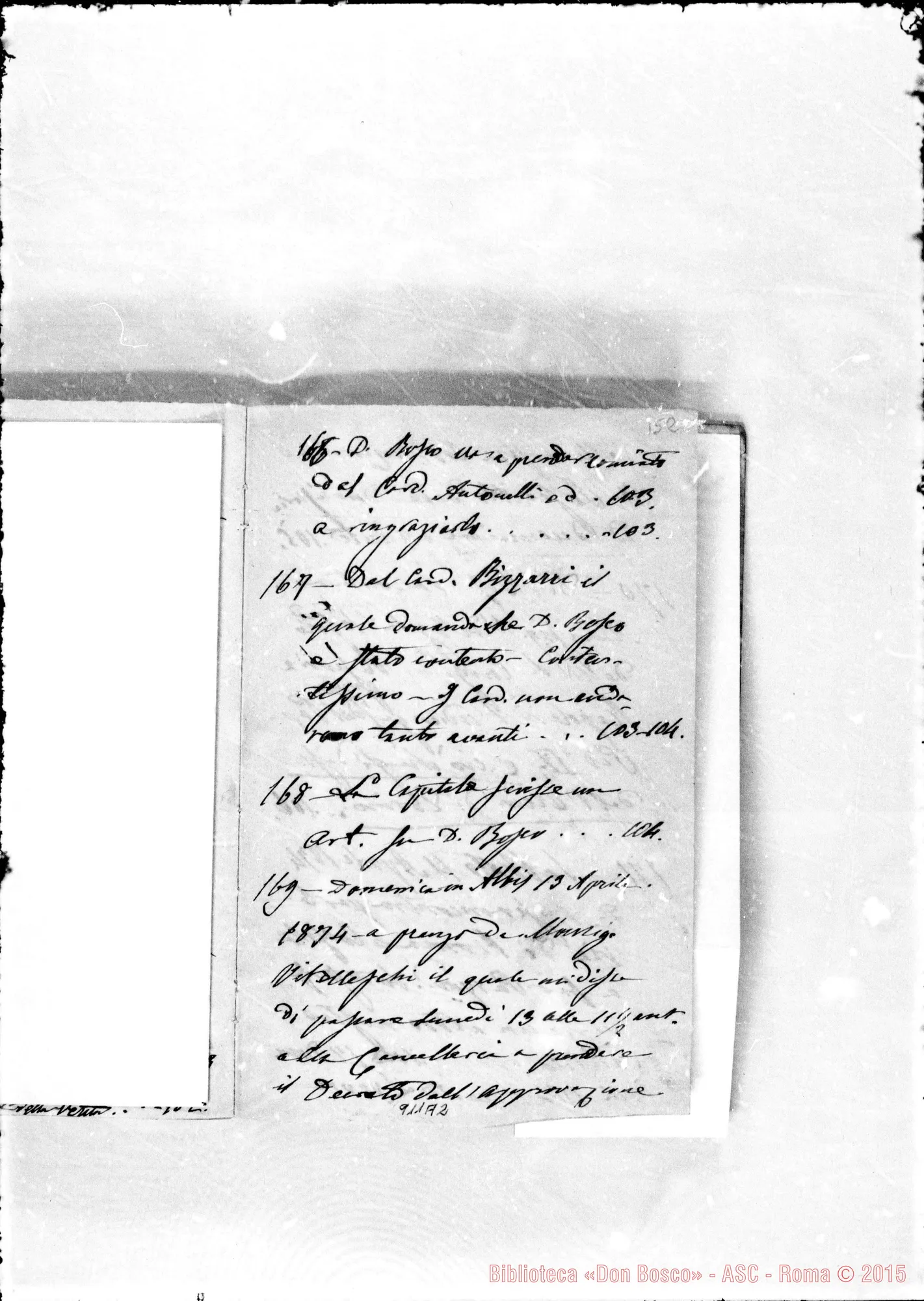 Fotogramma A 2 — Appunti sul viaggio A Roma ne! 1873-74