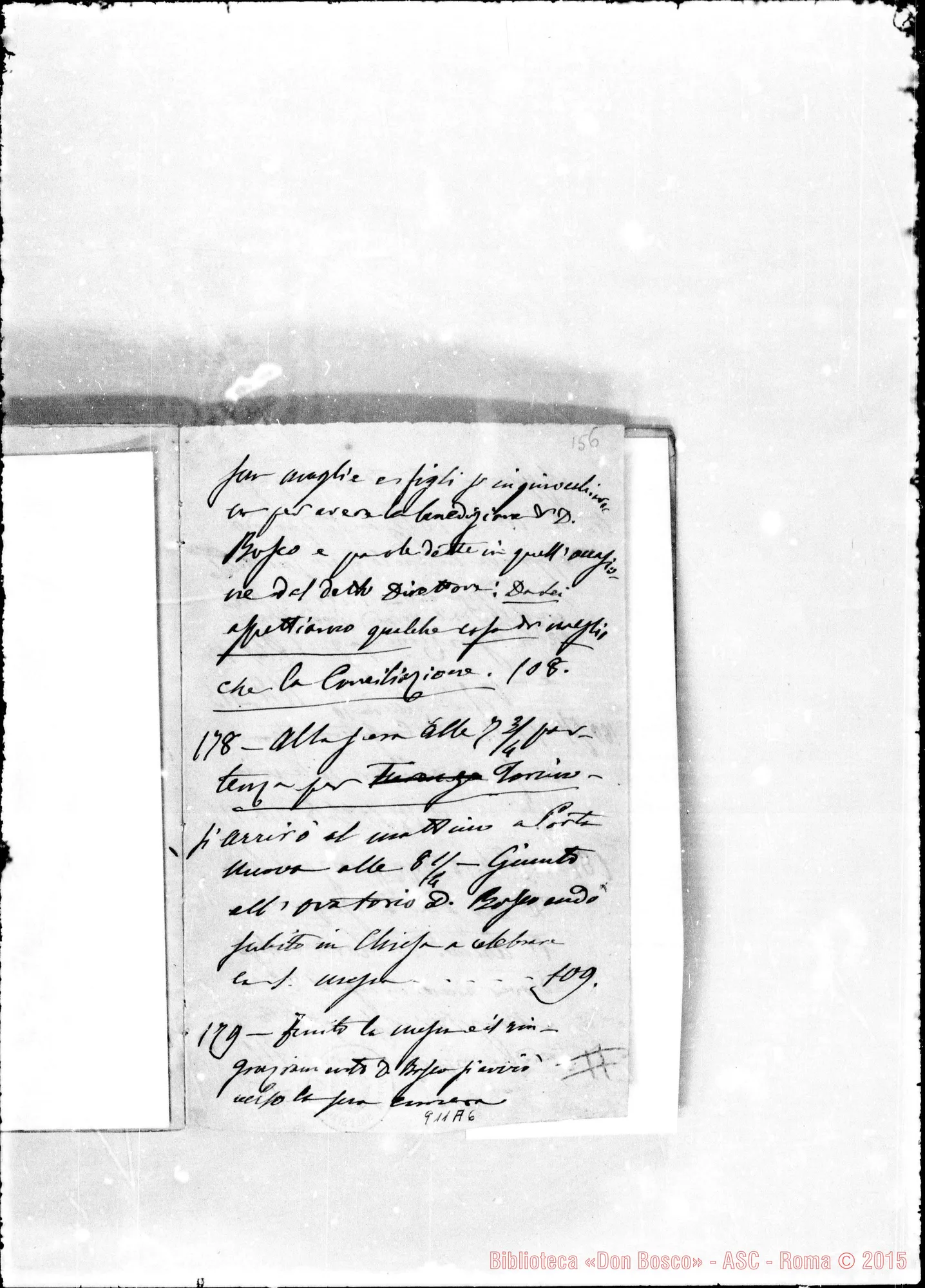 Fotogramma A 6 — Appunti sul viaggio A Roma ne! 1873-74