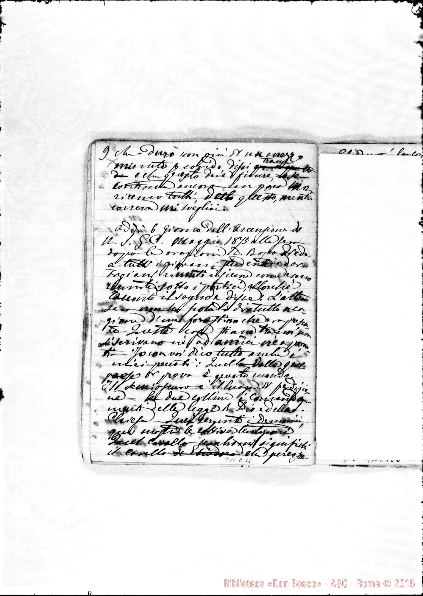 Fotogramma C 11 — Memorie del viaggio A Roma nel 18 febbraio 1875