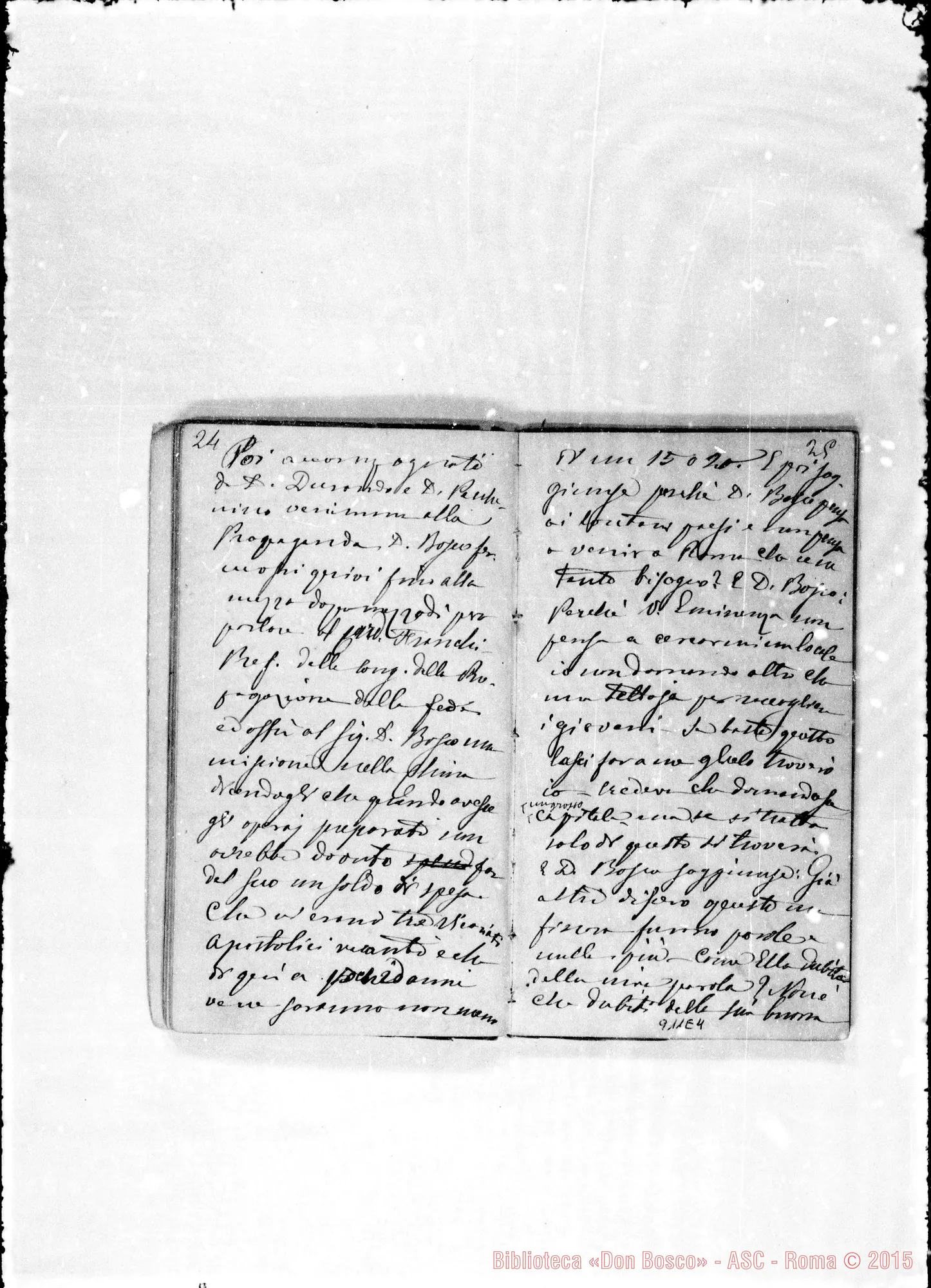 Fotogramma E 4 — Brevi notizie del viaggio A Roma nel 1876