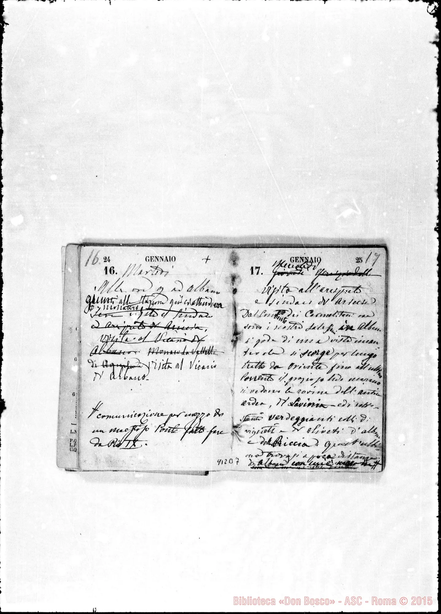 Fotogramma B 7 — Appunti del viaggio A Roma nel 1877