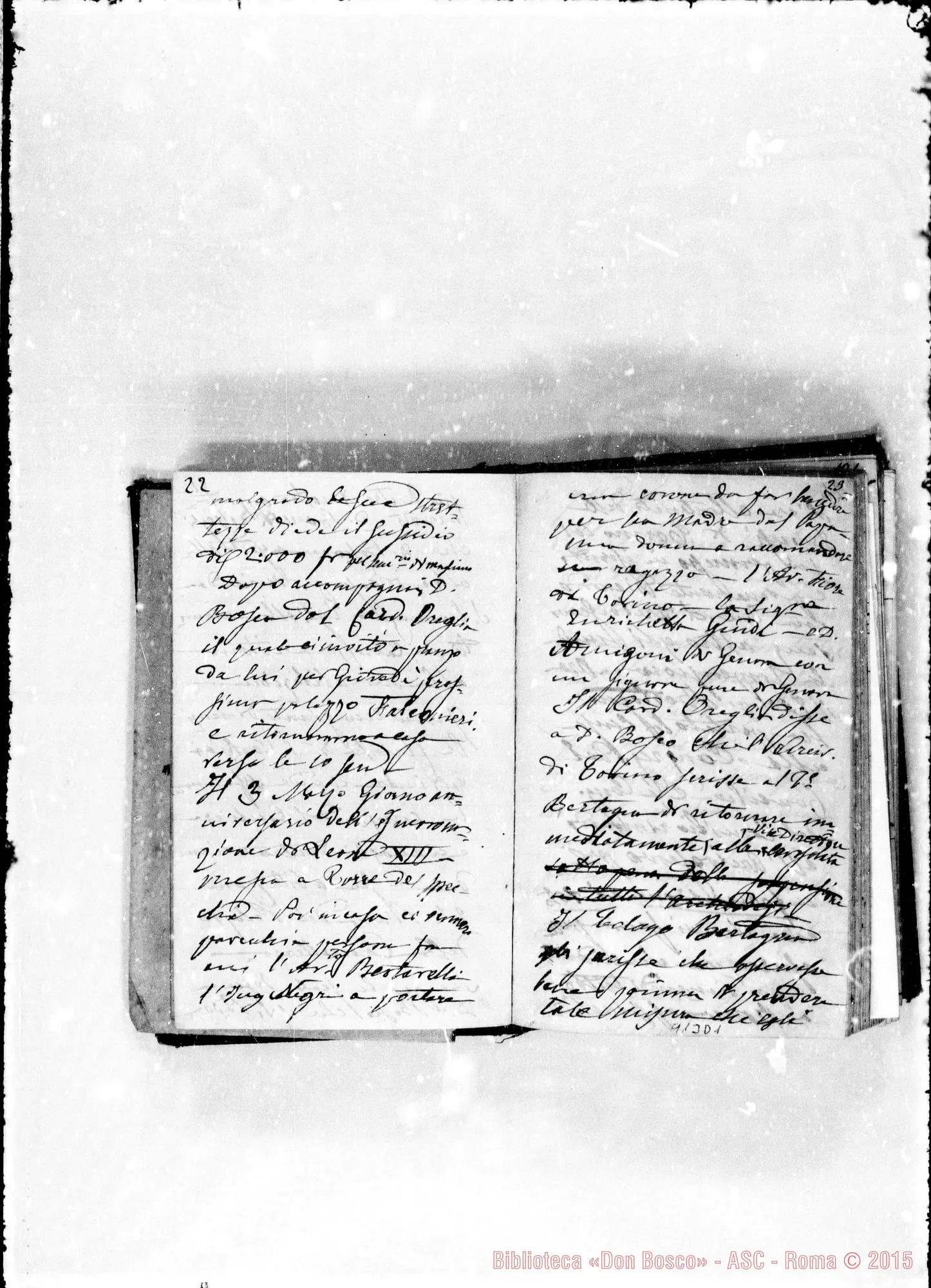 Fotogramma D 1 — Appunti pel viaggio A Roma 1879-80
