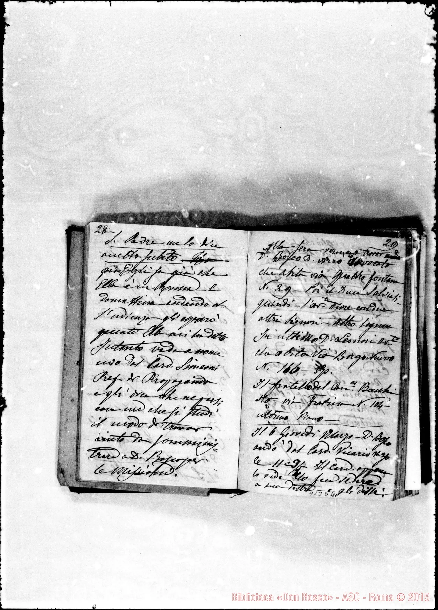 Fotogramma D 4 — Appunti pel viaggio A Roma 1879-80